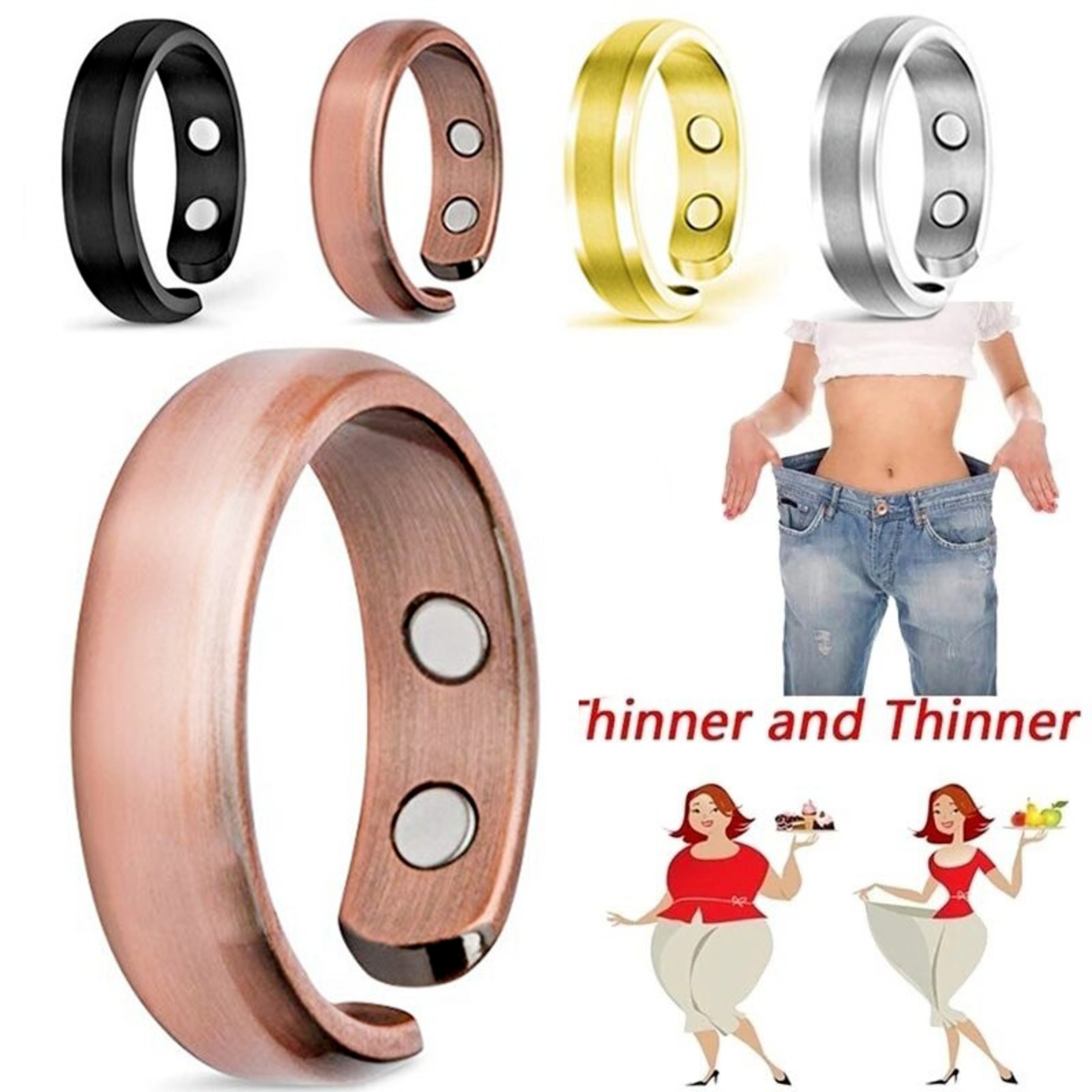 Adjustable Anti Snoring Ring Acupressure Sleep Aid for Men and Women – view 1