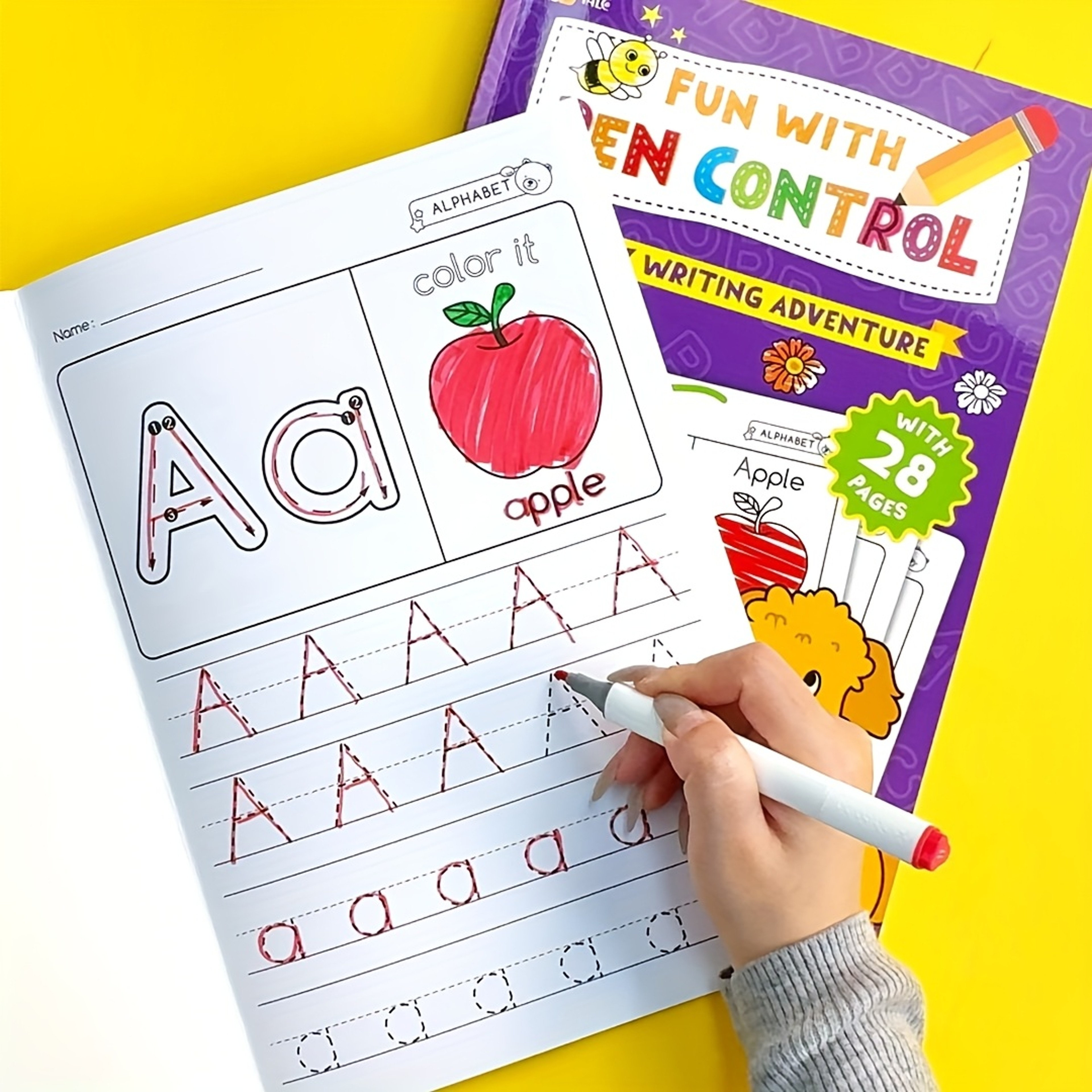 Preschool Learning Workbook ABC Busy Book for Alphabet Letter Tracing – view 1