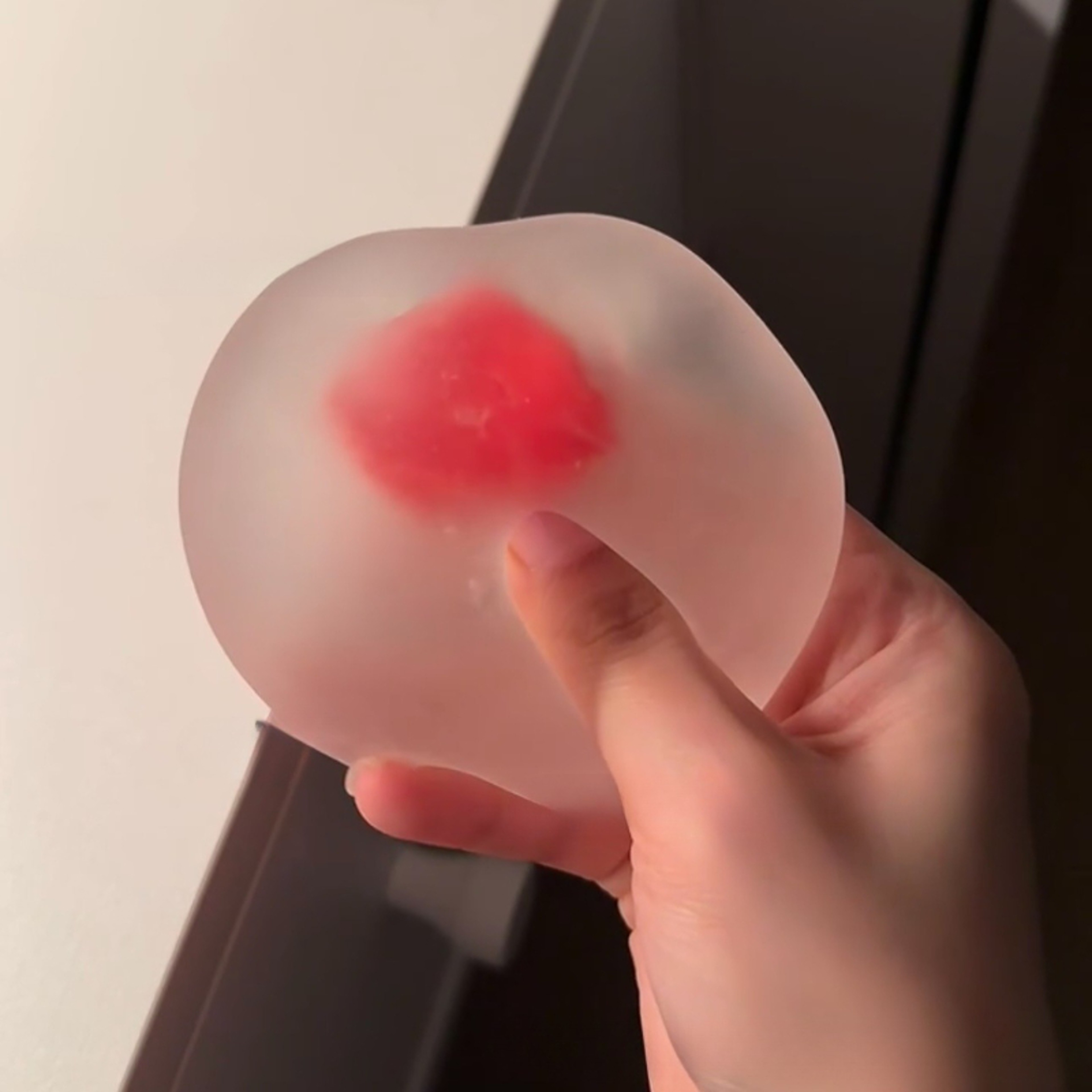 Strawberry Mochi Squishy Toy Slow Rebound Stress Relief Fidget Toy 4
