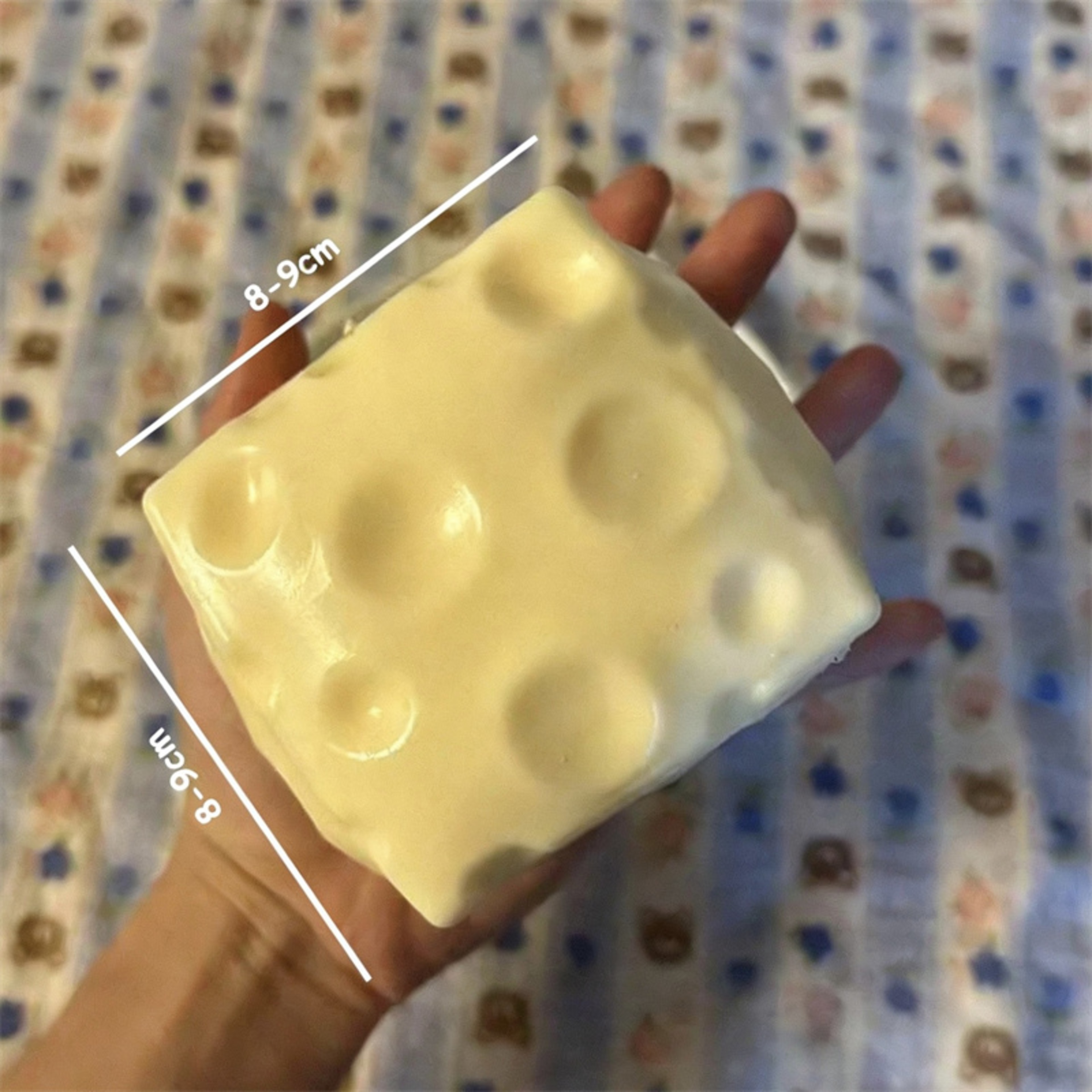 Jumbo Cheese Stress Ball Shapeable Sensory Fidget Toy 1