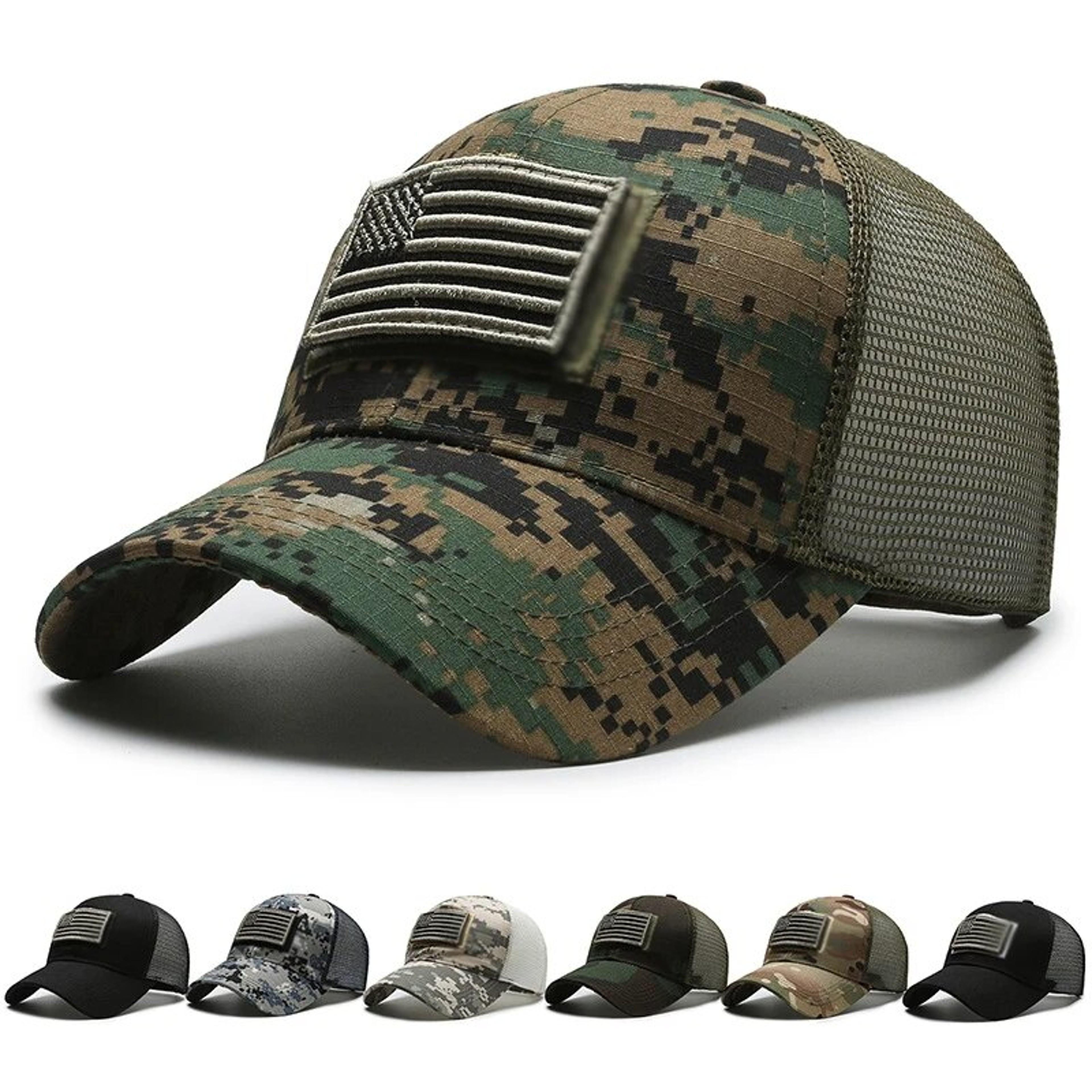 Breathable Mesh Baseball Cap Embroidered Unisex Outdoor Sun Hat – view 1