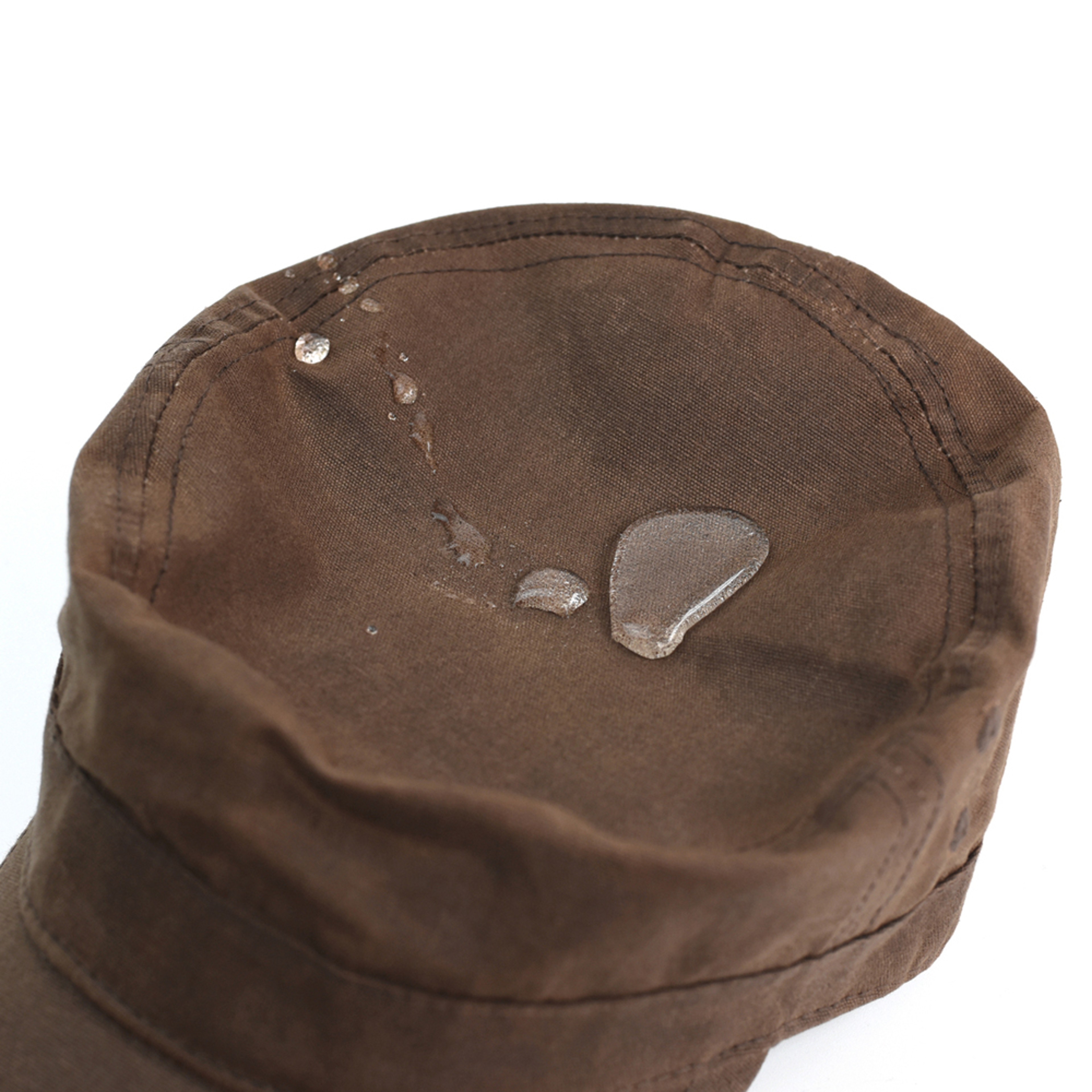 Waxed Canvas Military Cap Waterproof Cadet Army Hat for Men – view 6