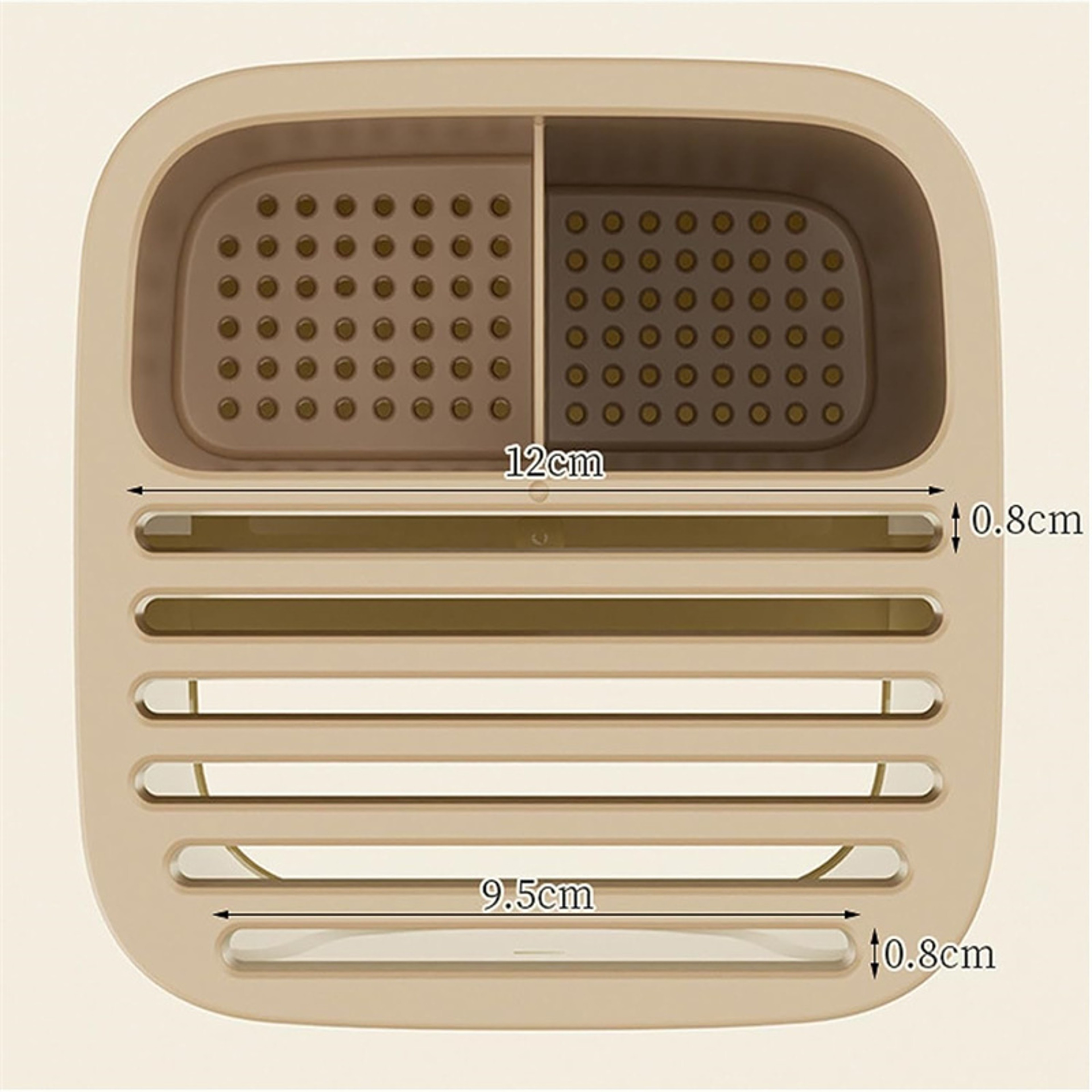 Space Saving Knife Block Holder and Kitchen Utensil Organizer – view 3