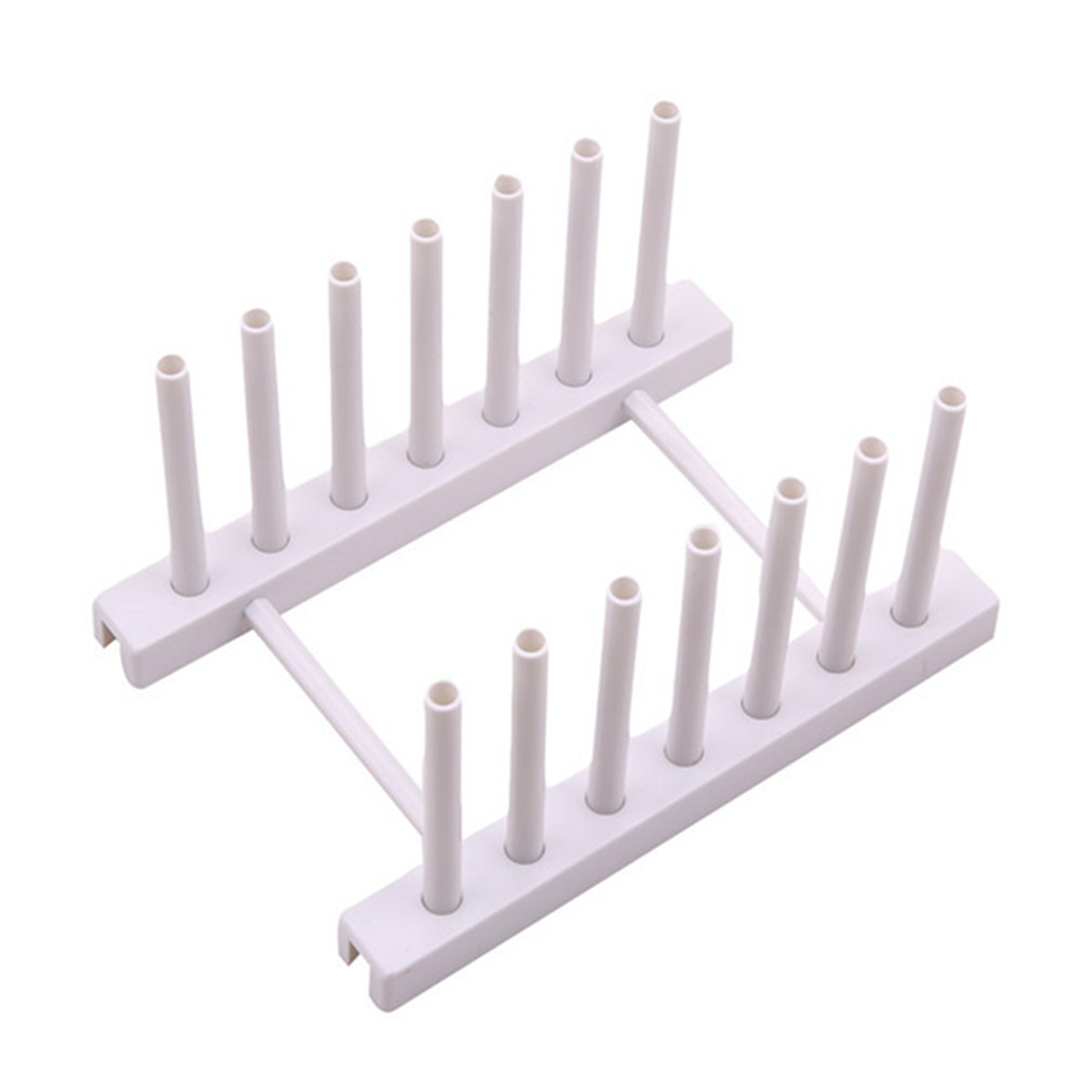 Expandable Over Sink Dish Drying Rack with Silicone Drying Mat and Cutlery Holder – view 7
