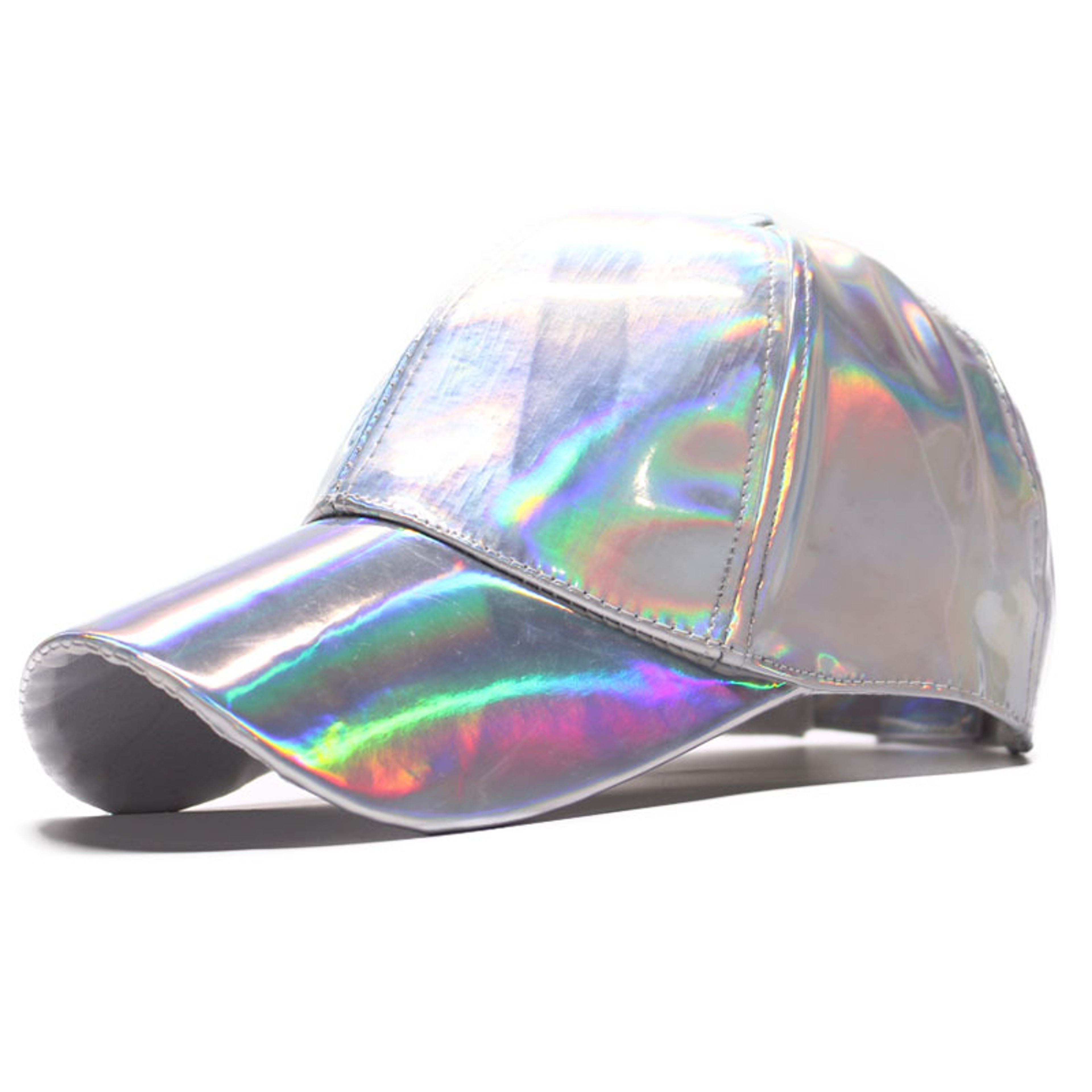 Premium Colorful Patent Leather Baseball Cap Unisex Shiny Streetwear Sun Hat – view 7