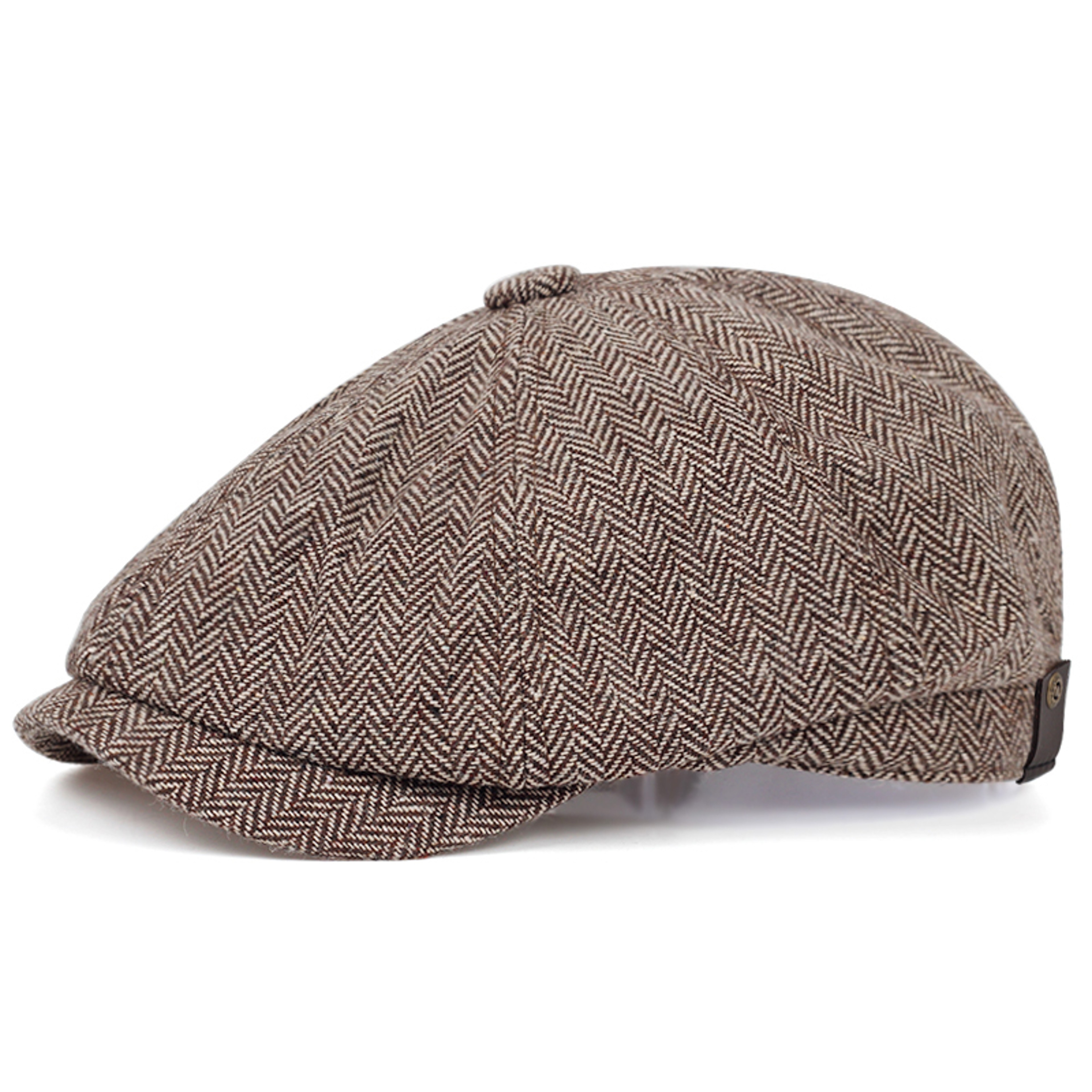 Mens Ivy Newsboy Cap Warm Vintage Flat Cap For Autumn And Winter 1