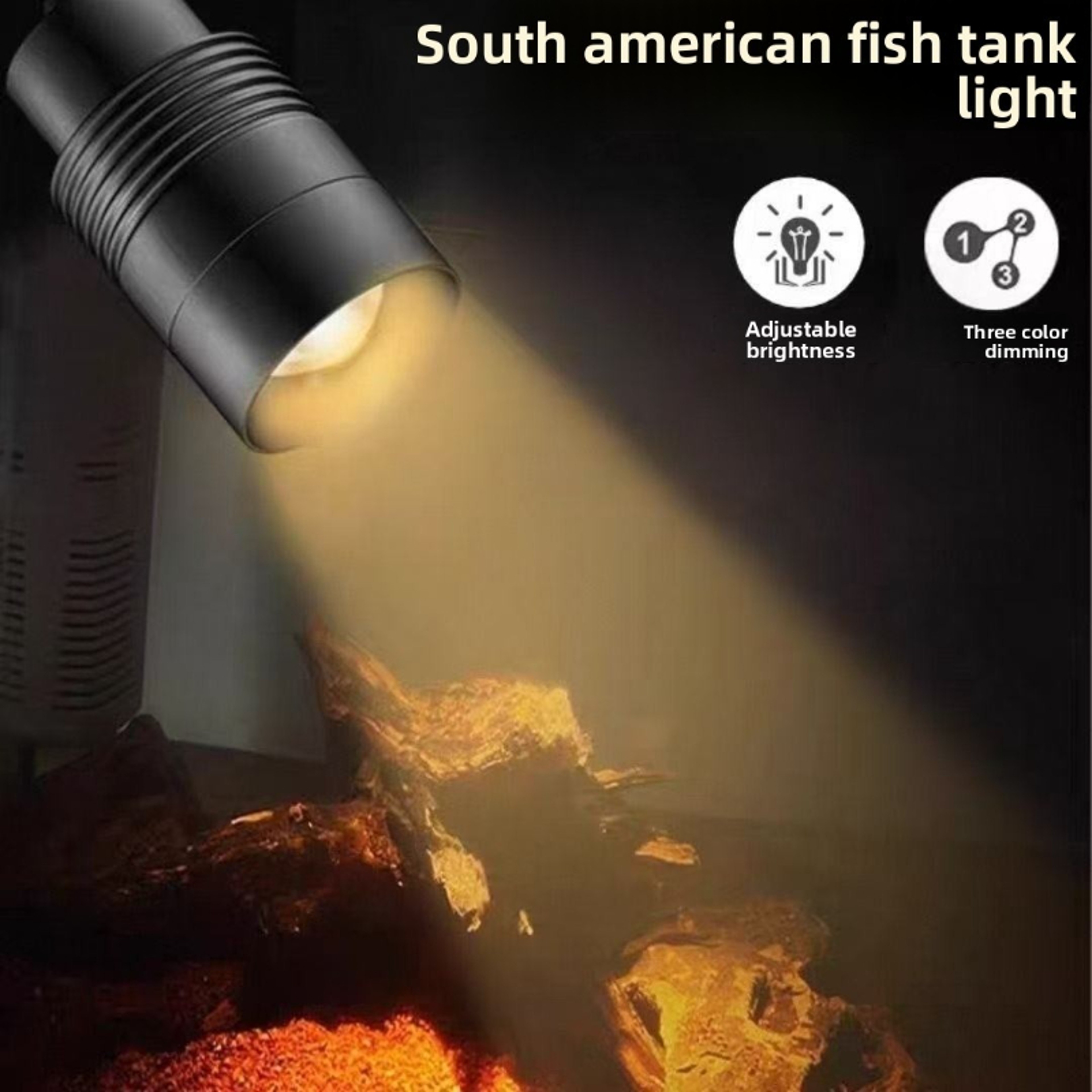 Waterproof Mini LED Aquarium Clip Light for Fish Tank and Stream Tank Lighting – view 1