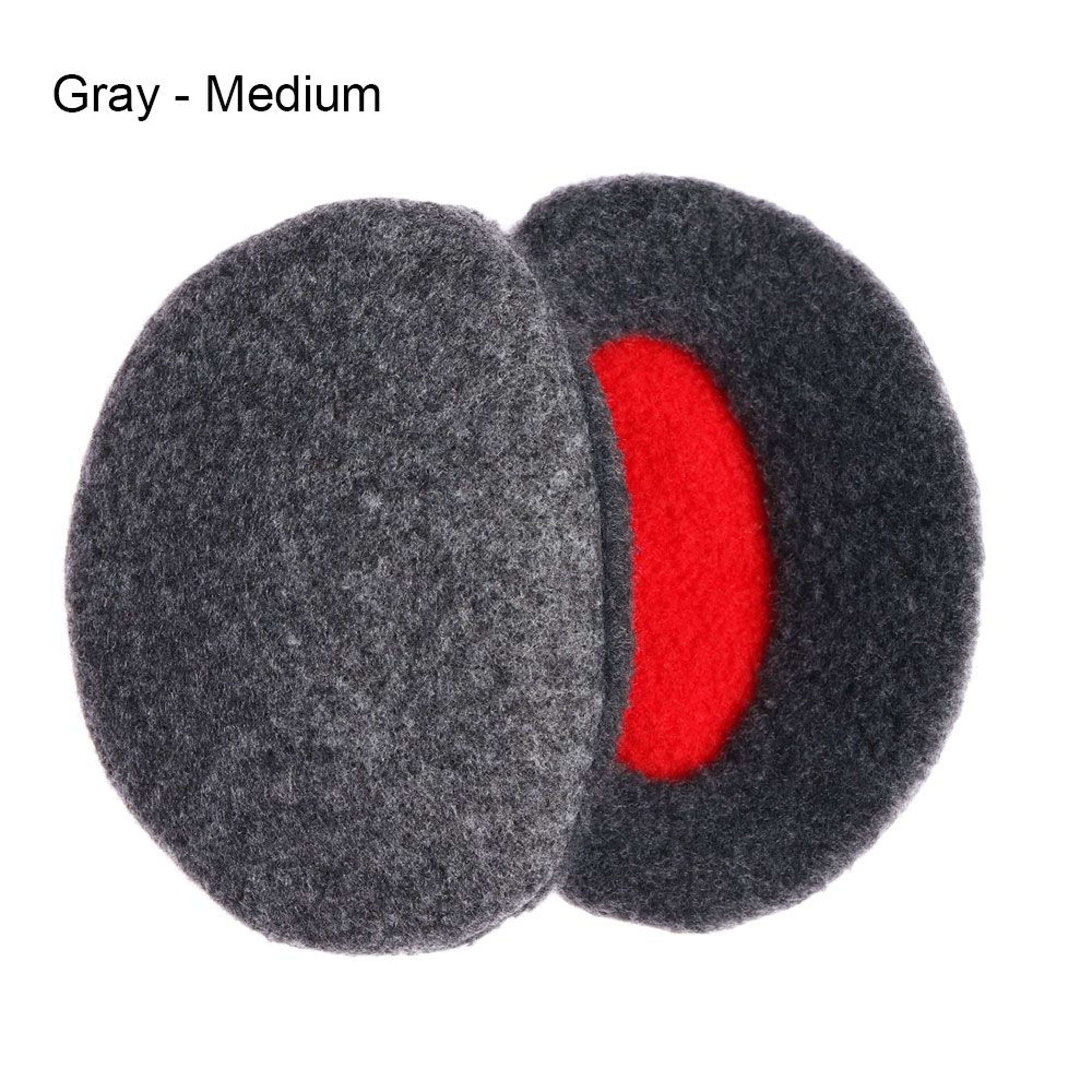 Bandless Winter Ear Warmers For Adults With Down Material Unisex Solid Earmuffs 8