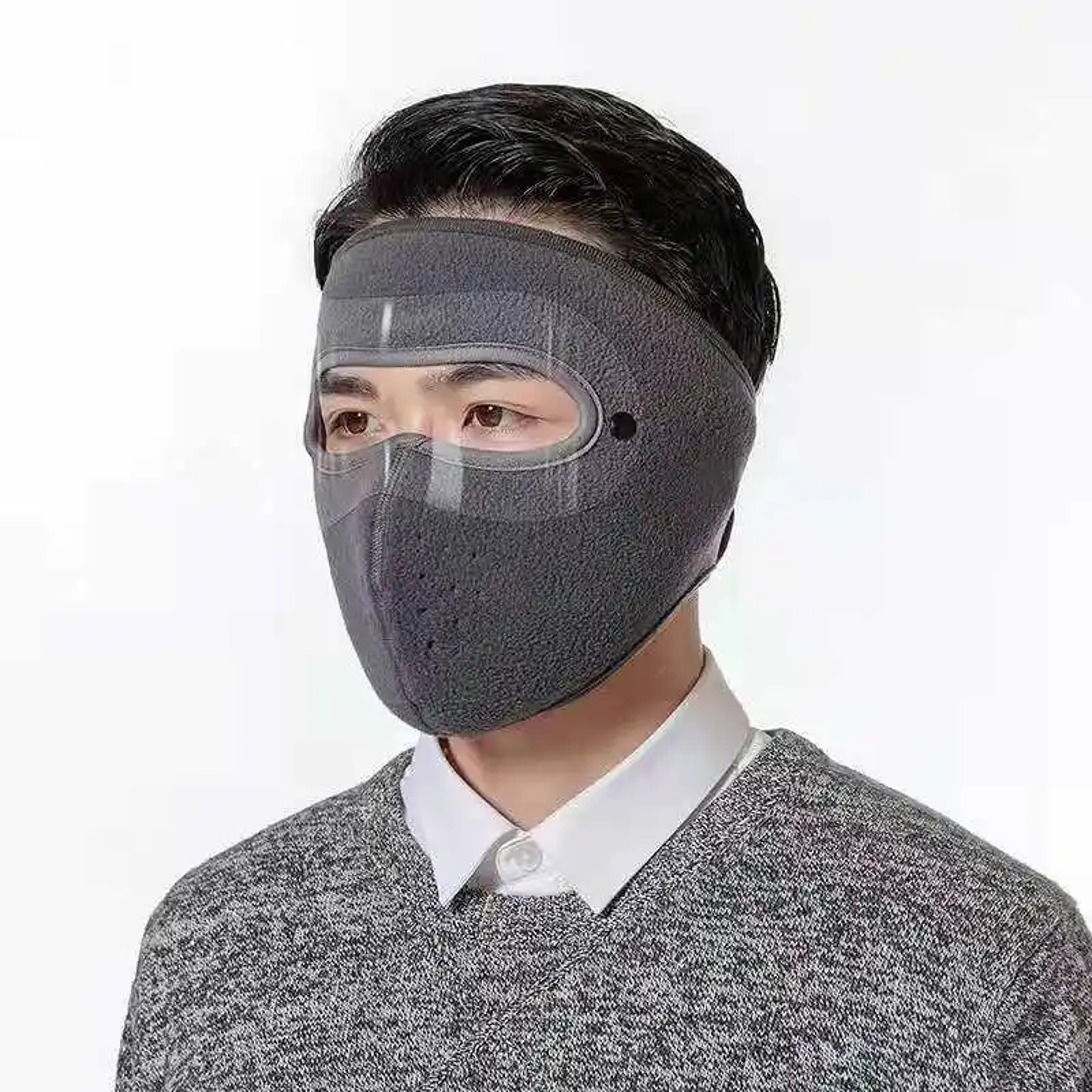 Winter Fleece Face Mask with Anti Fog Goggles for Cycling – view 7
