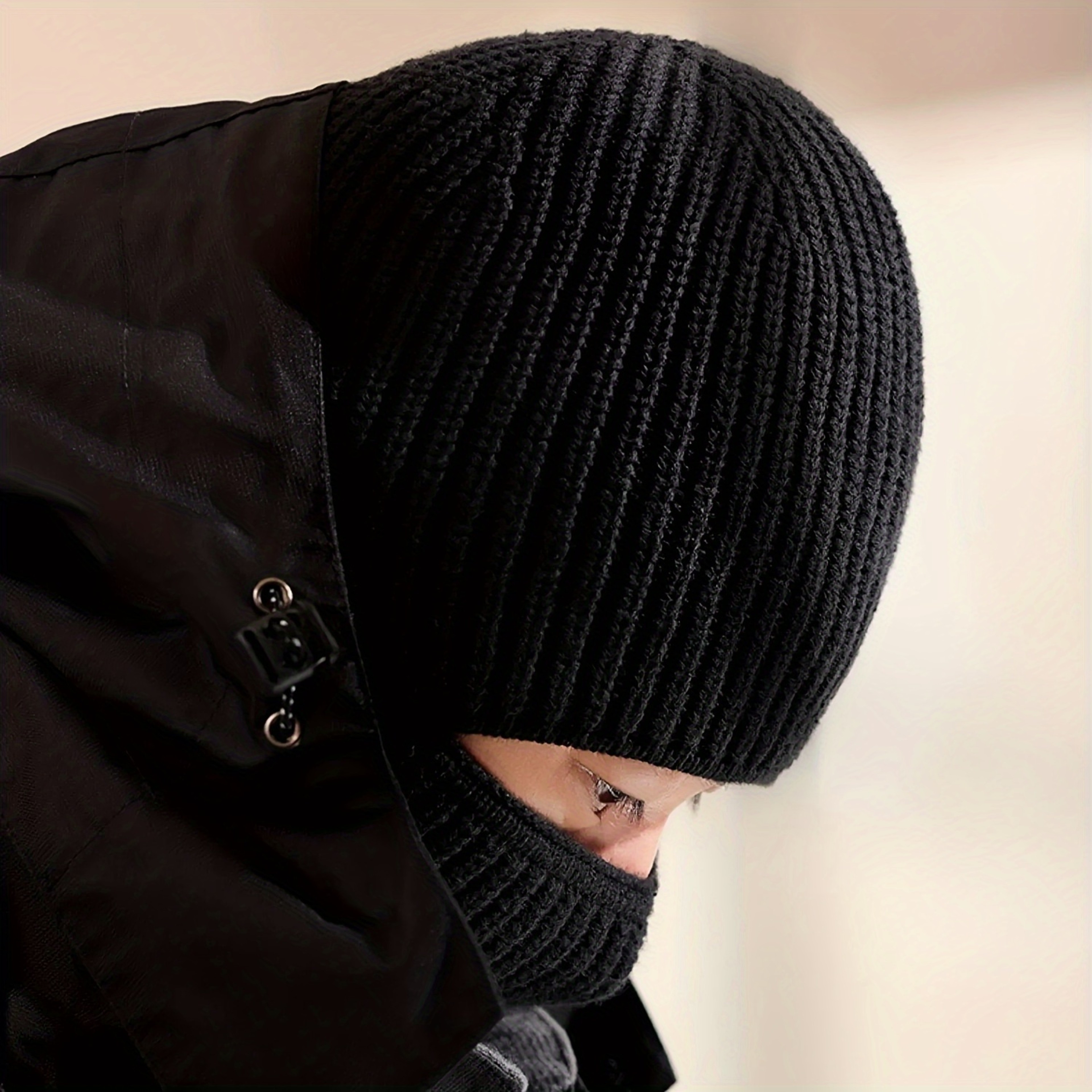 Winter Balaclava Beanie Full Face Mask Windproof Knitted Cycling Hat 3