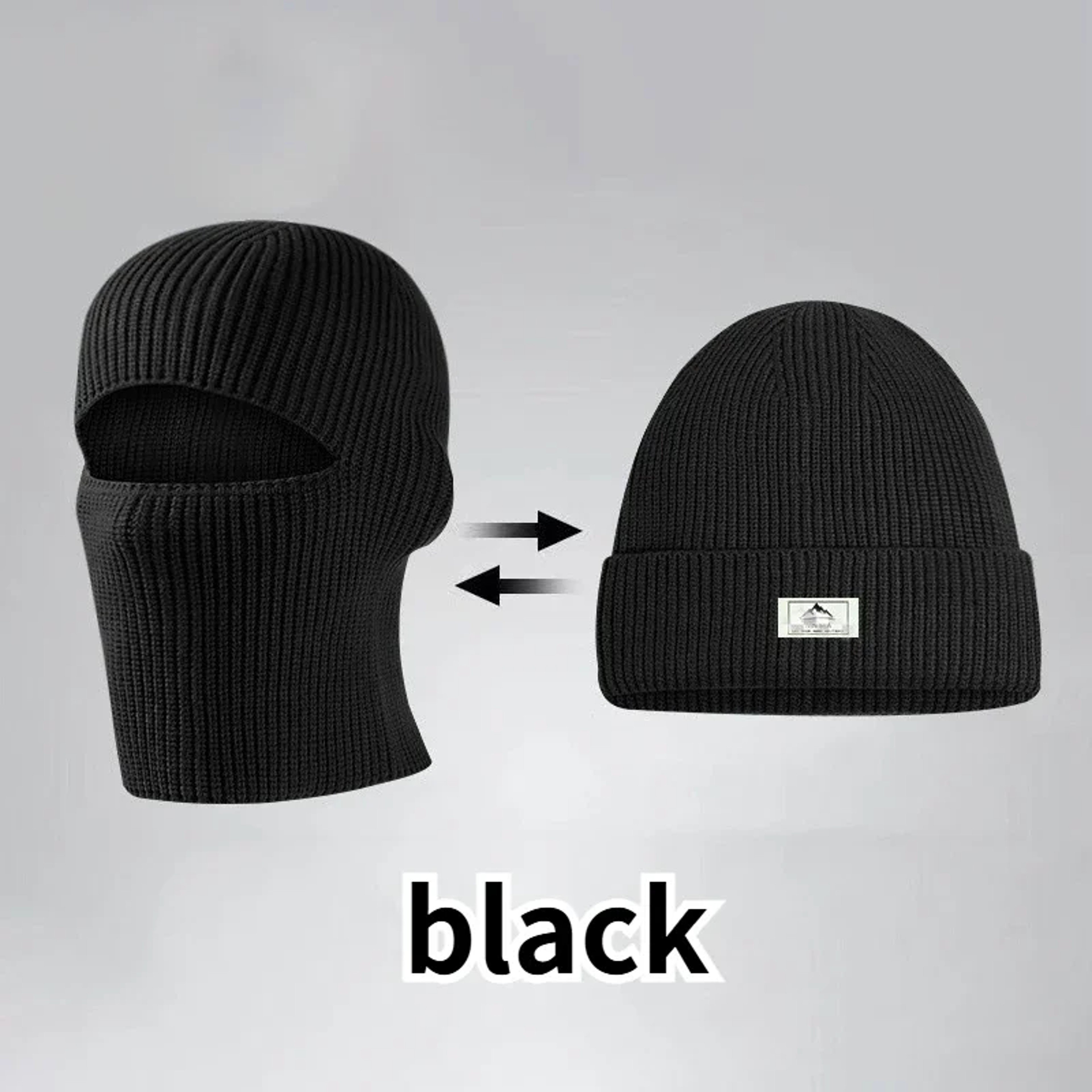 Winter Balaclava Beanie Full Face Mask Windproof Knitted Cycling Hat 5