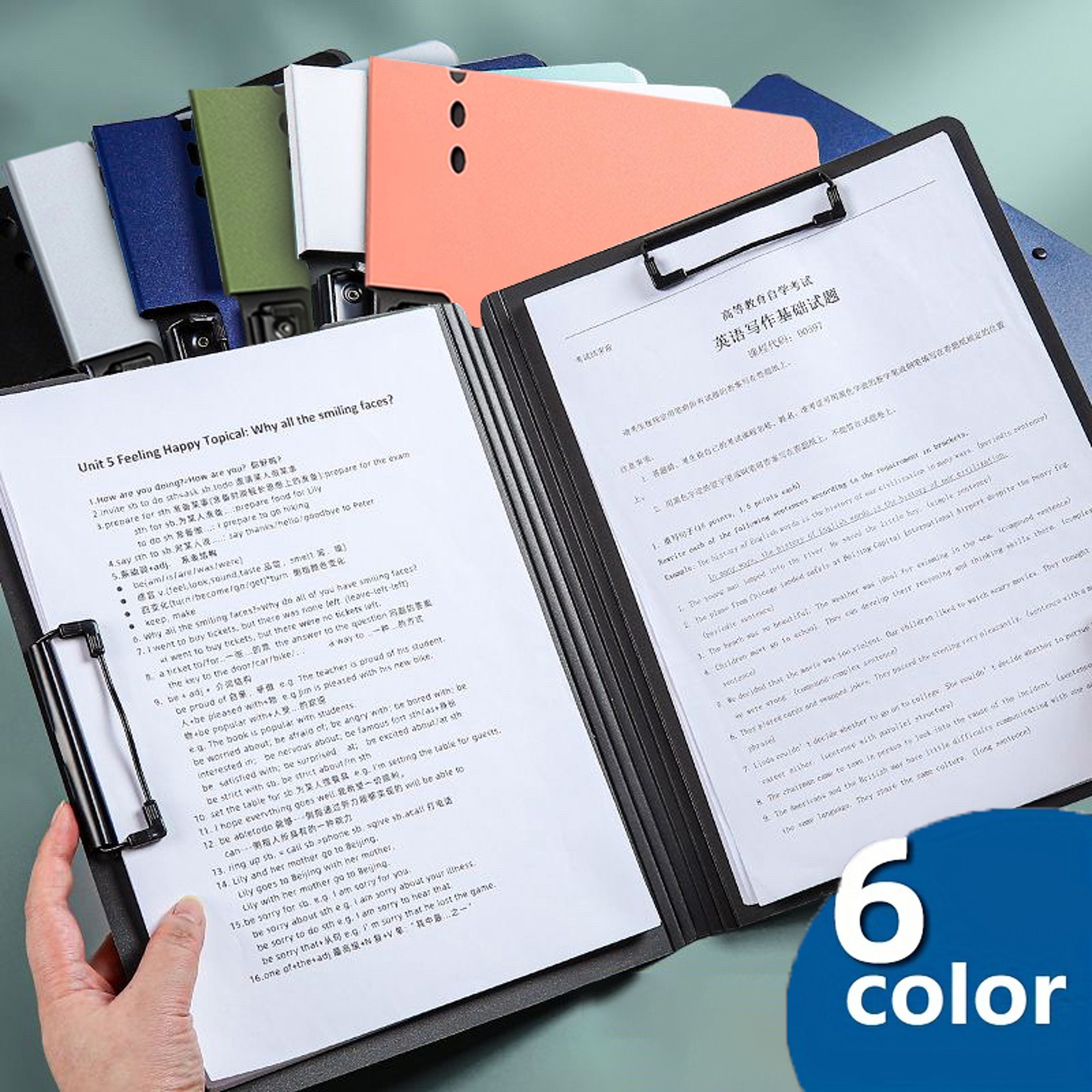A4 Plastic Binder Folder Document Organizer for Business and School – view 1