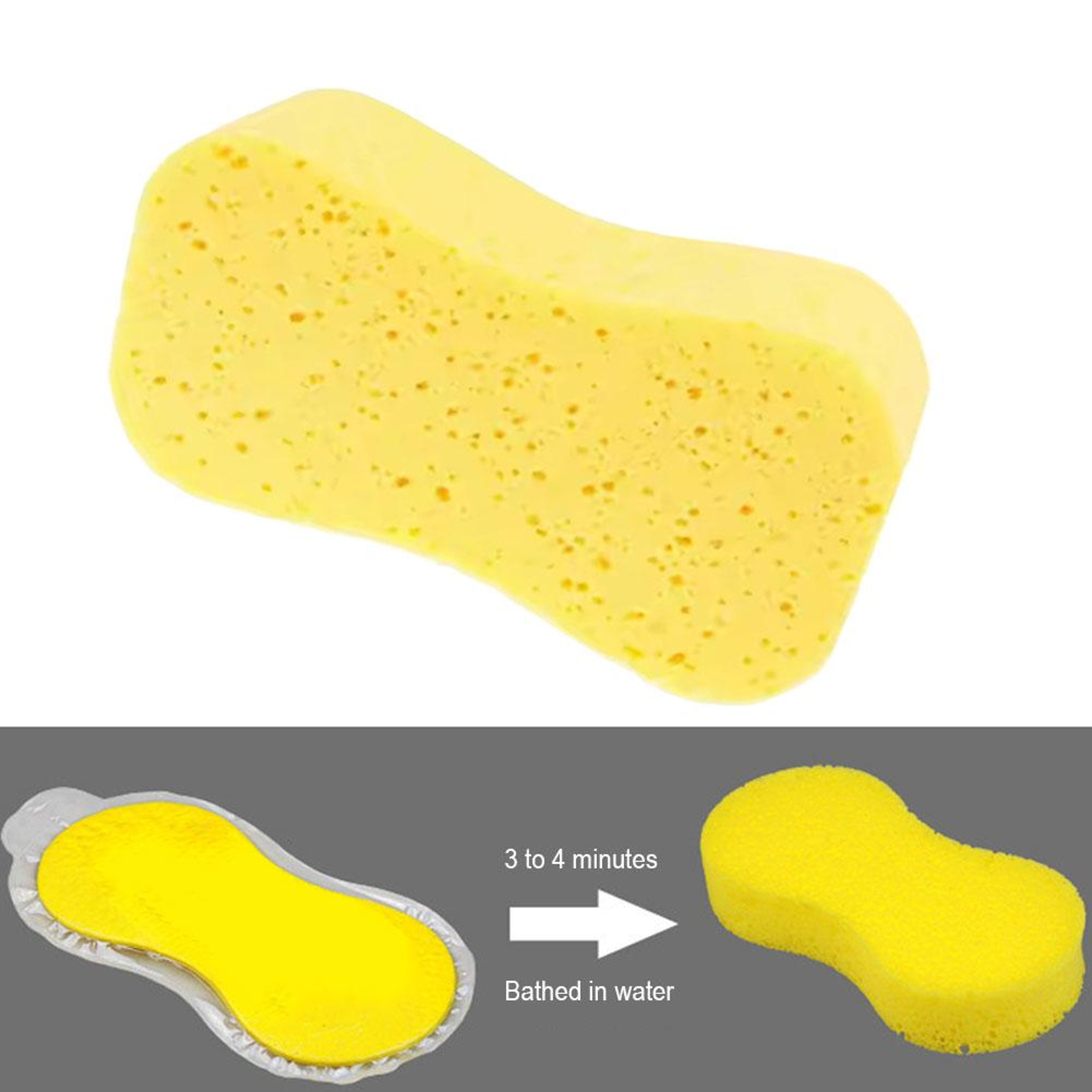 Soft Honeycomb Bath Sponge Skin Scrubber for Shower Cleansing – view 5