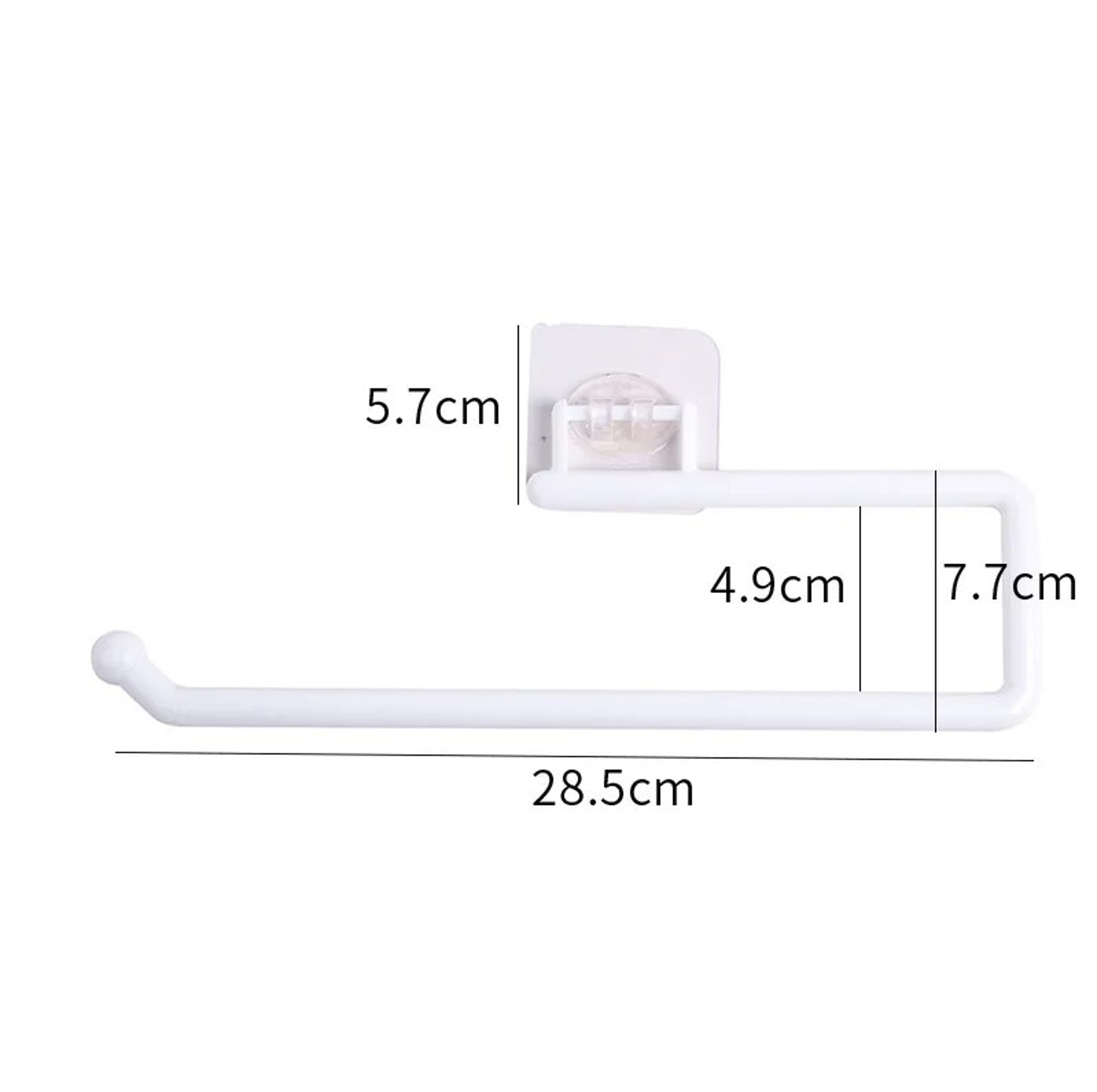 Punch-Free Wall Mounted Metal Paper Towel Roll Holder – view 5