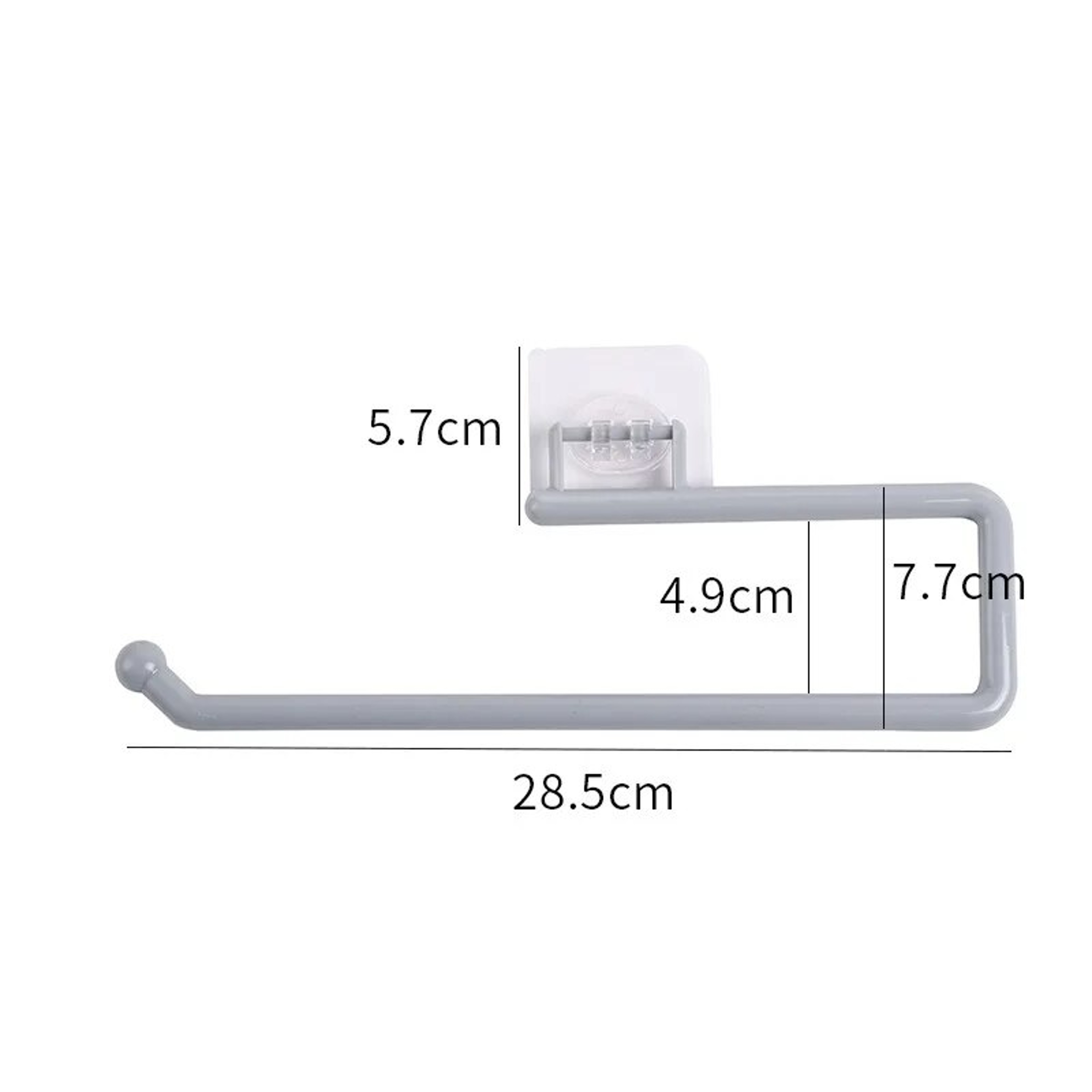 Punch-Free Wall Mounted Metal Paper Towel Roll Holder – view 8