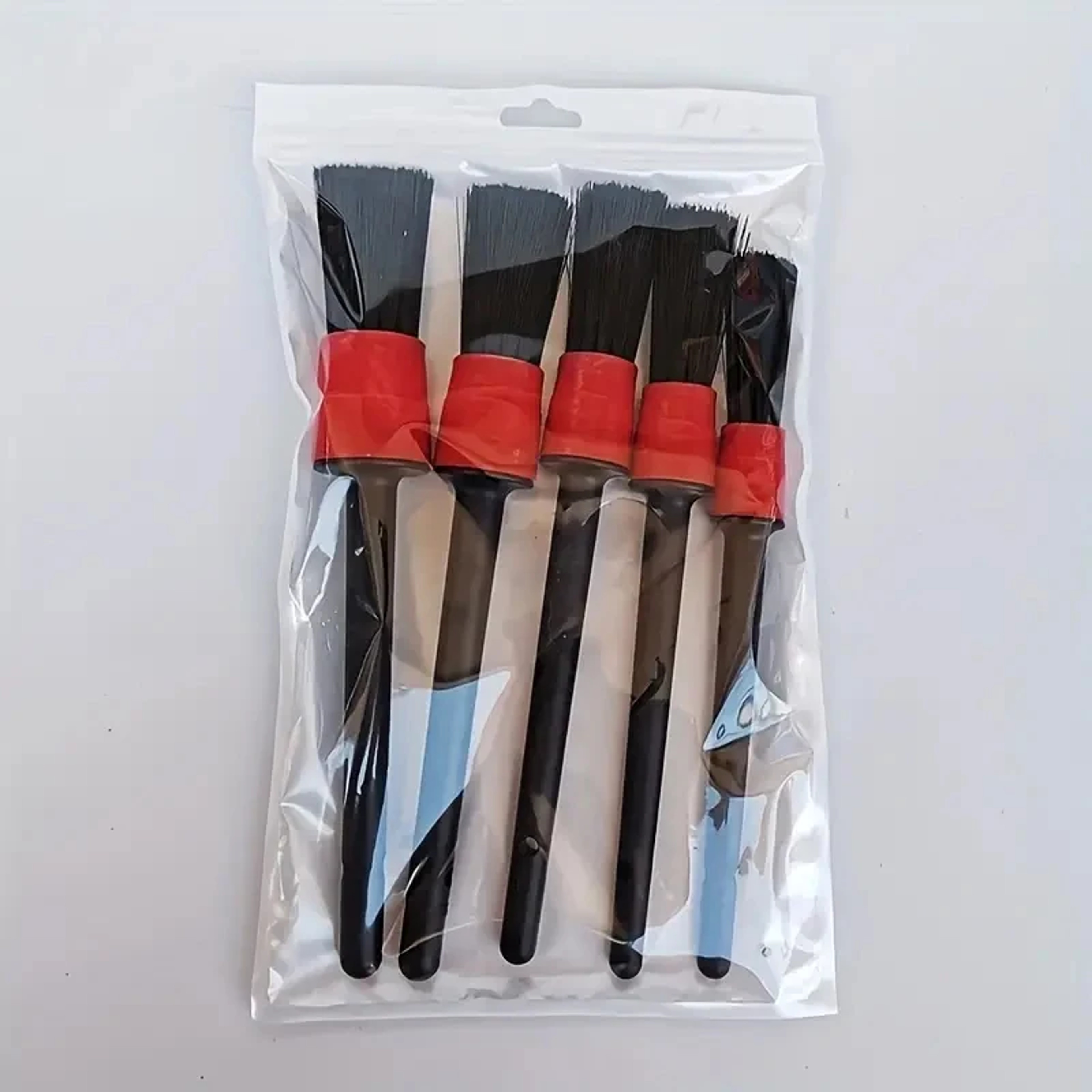 Car Detailing Brush Set with ABS Plastic Handles for Dashboard Air Vents and Wheels – view 2