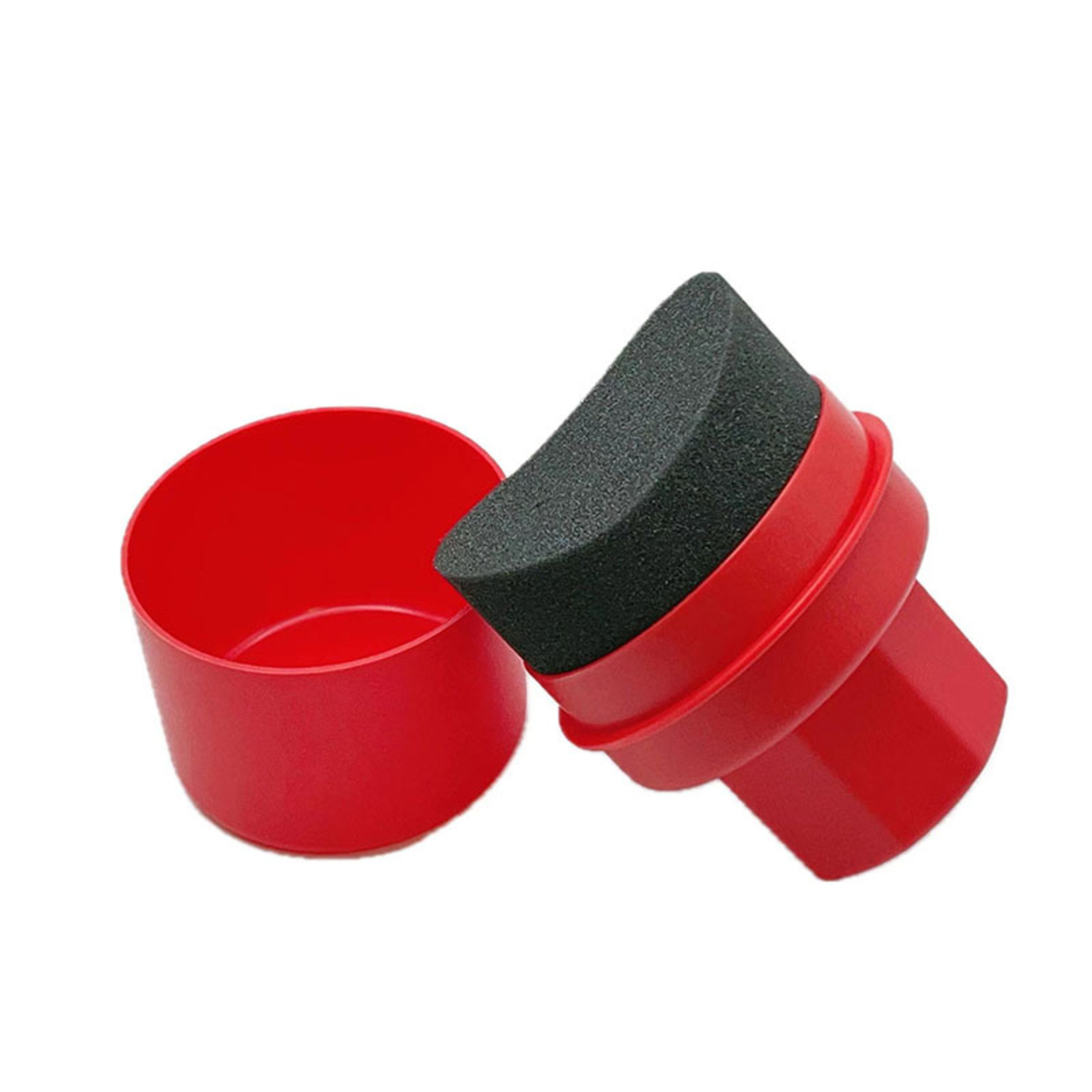 Curved Tire Dressing Applicator Sponge With Cover 0