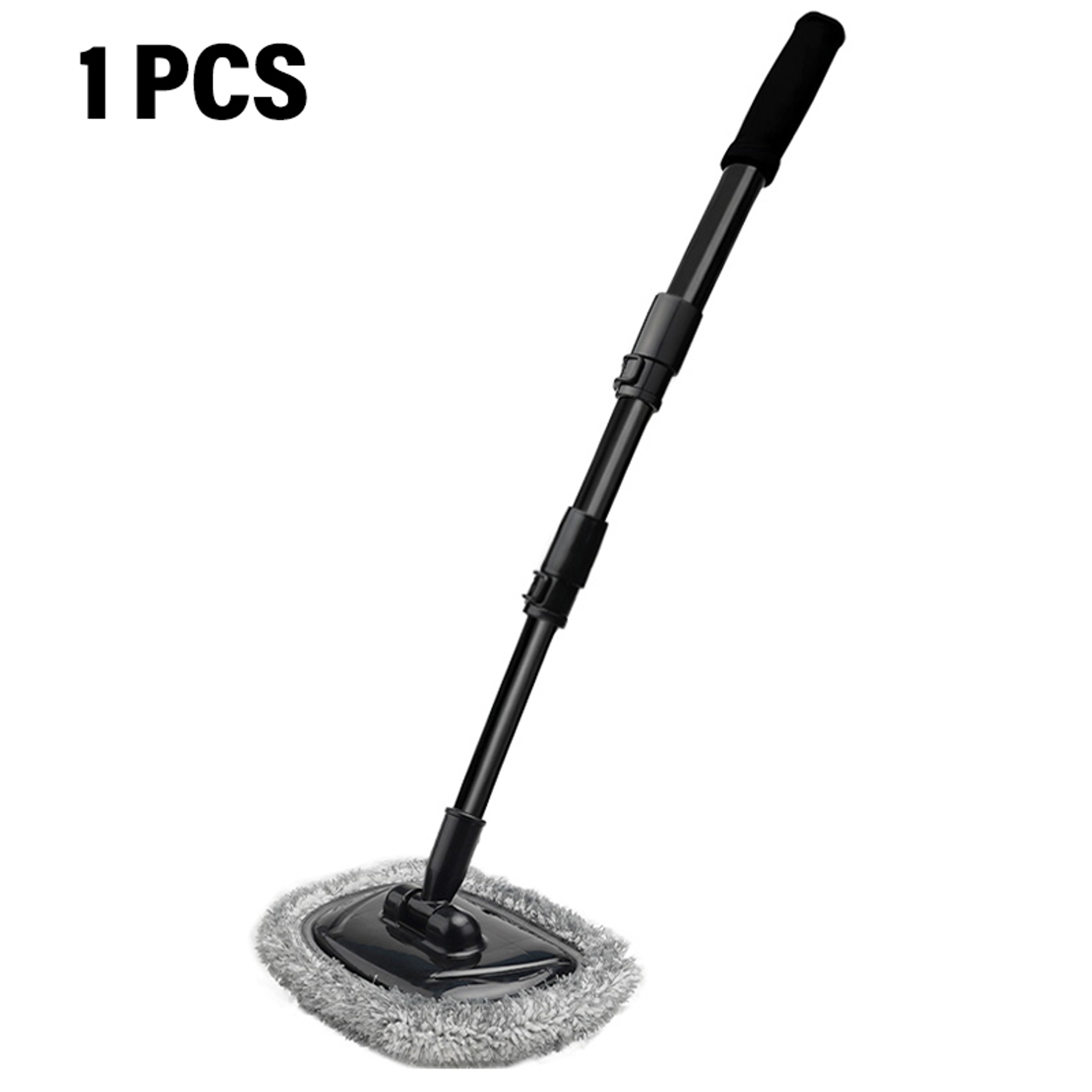 Telescoping Car Wash Mop With Long Handle And Bent Bar Cleaning Brush 6