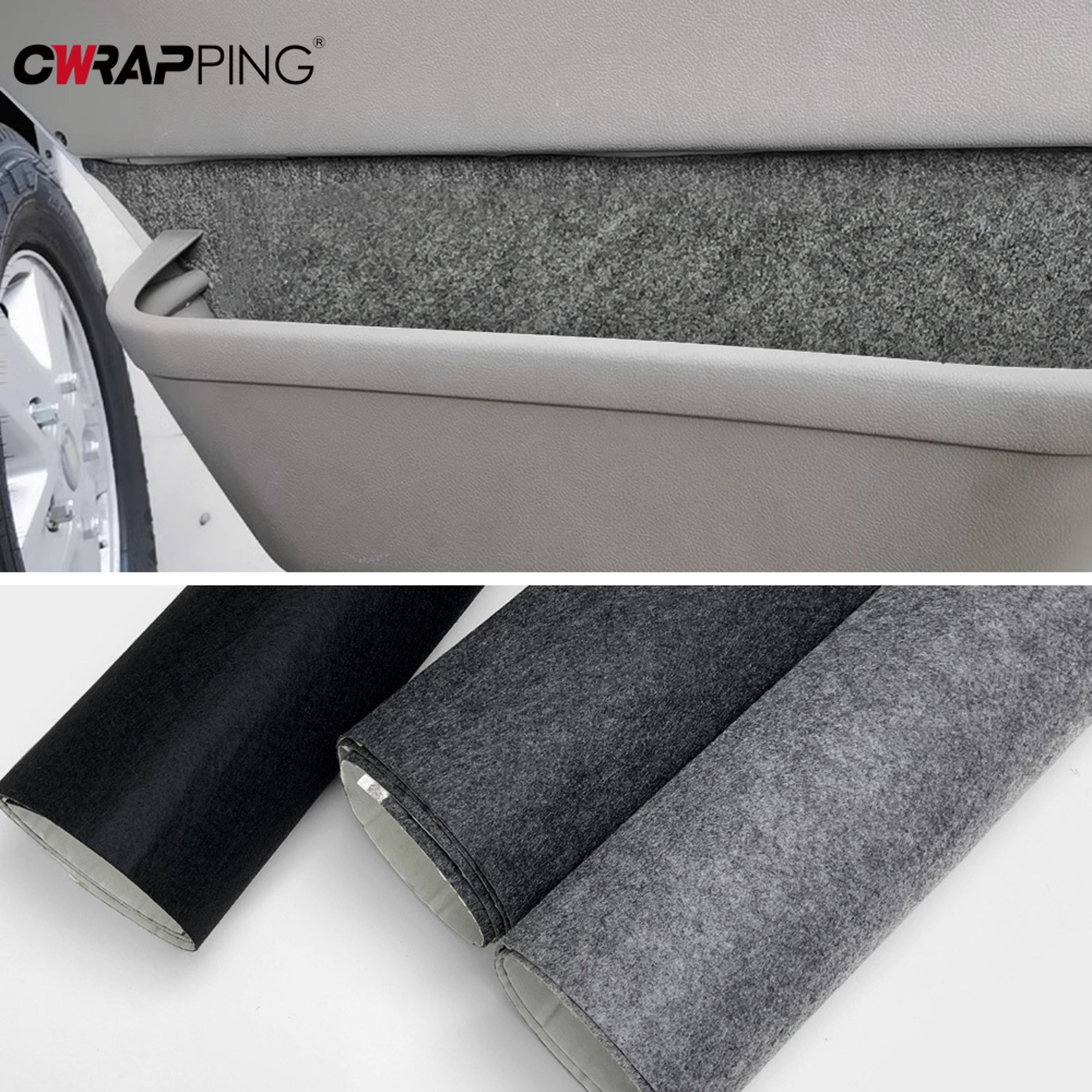 Self-Adhesive Car Lining Felt Carpet for Camper Van and Home Use – view 1
