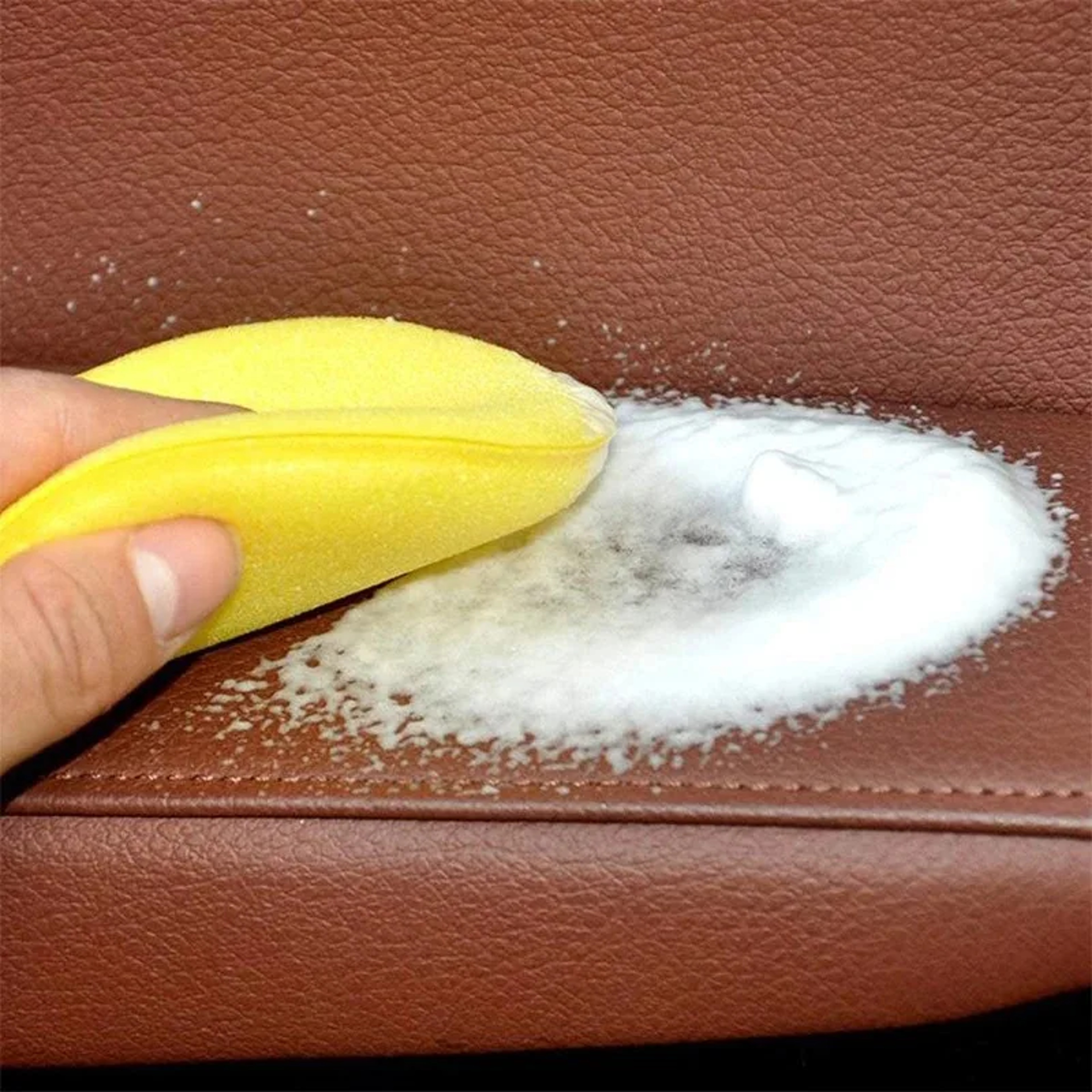 Round Car Waxing And Polishing Sponge Foam Applicator Pad 5