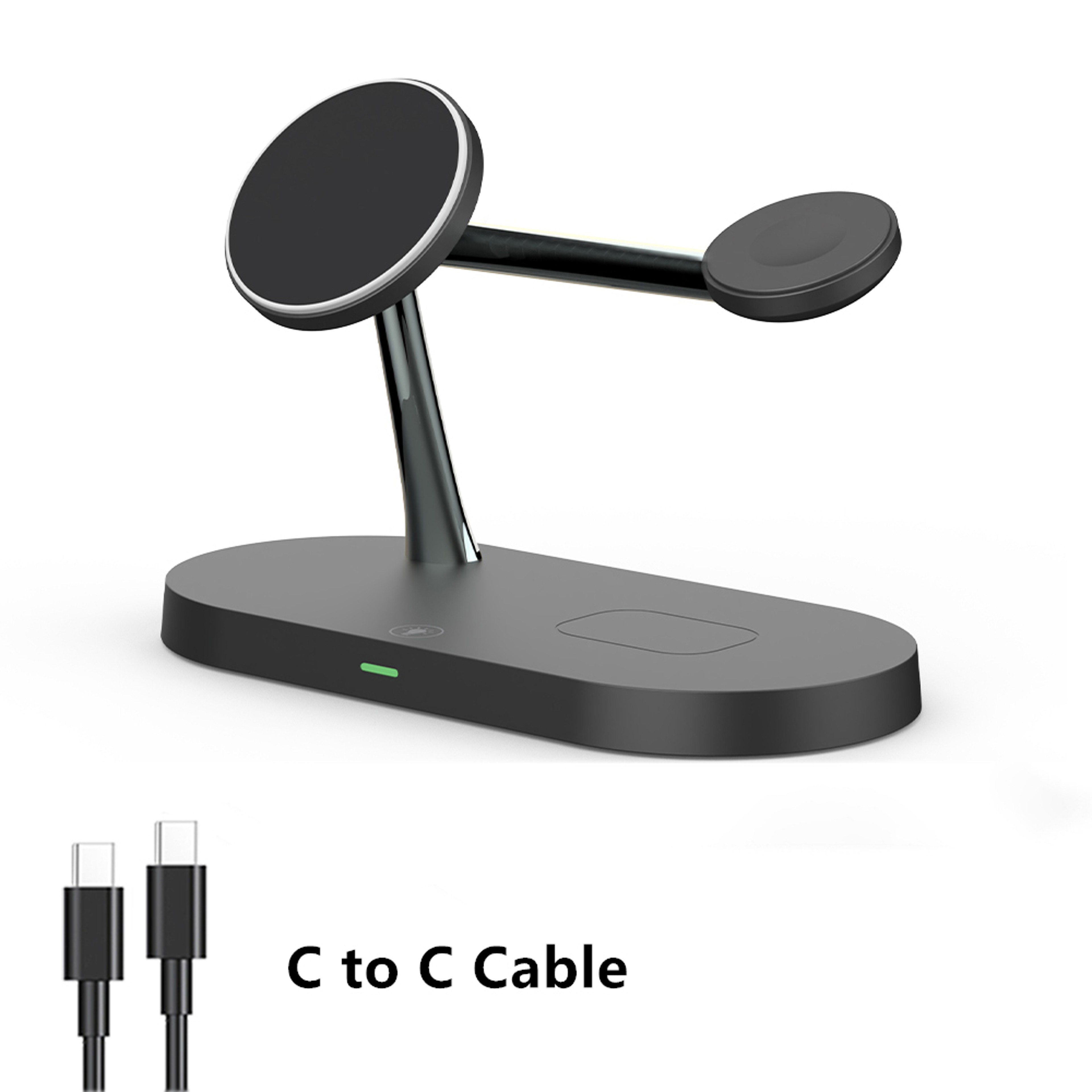 Magnetic Wireless Charging Station with 15W Output for iPhone Apple Watch and AirPods – view 7