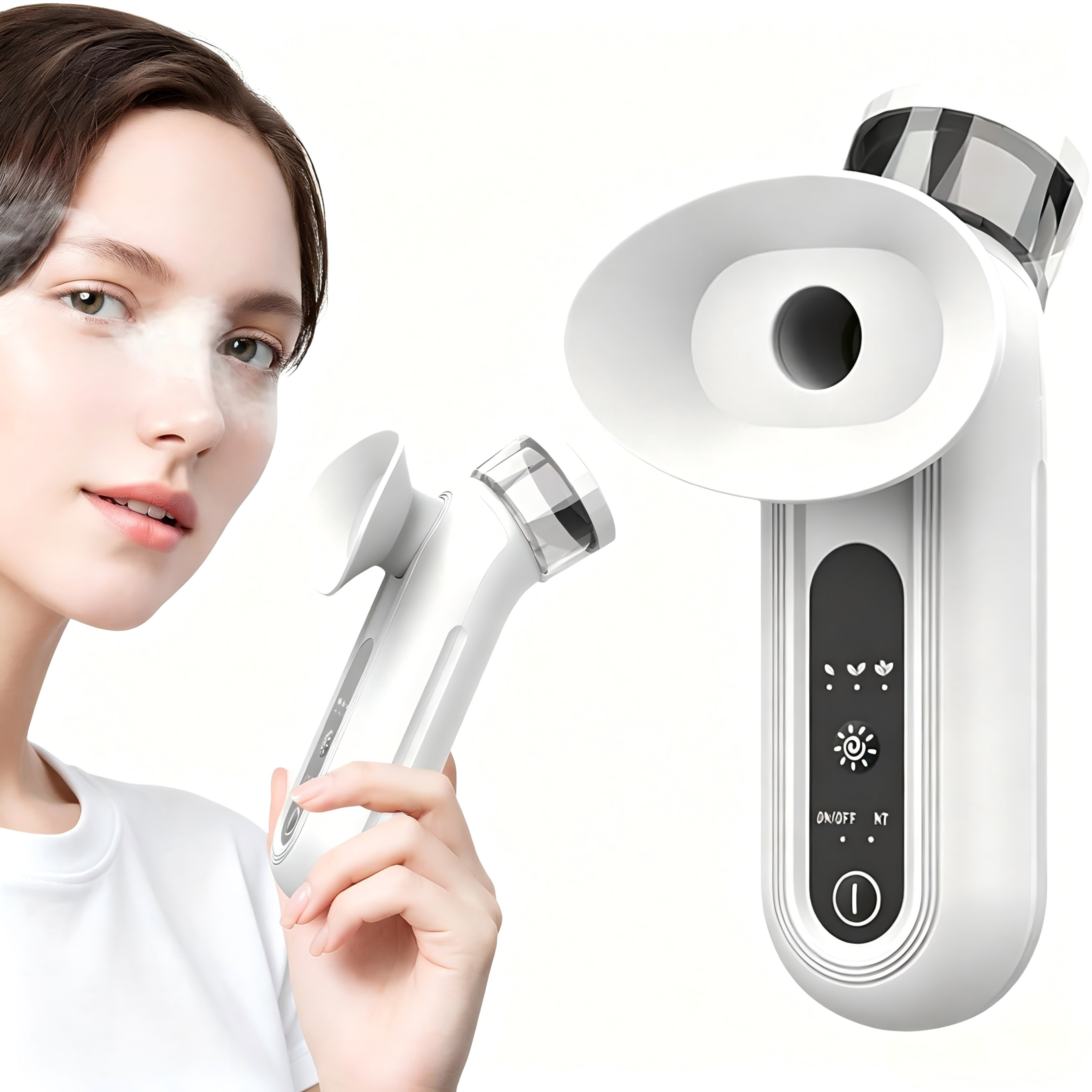 Portable Eye Steam Device and Hydrating Facial Mister for Eye Care – view 1