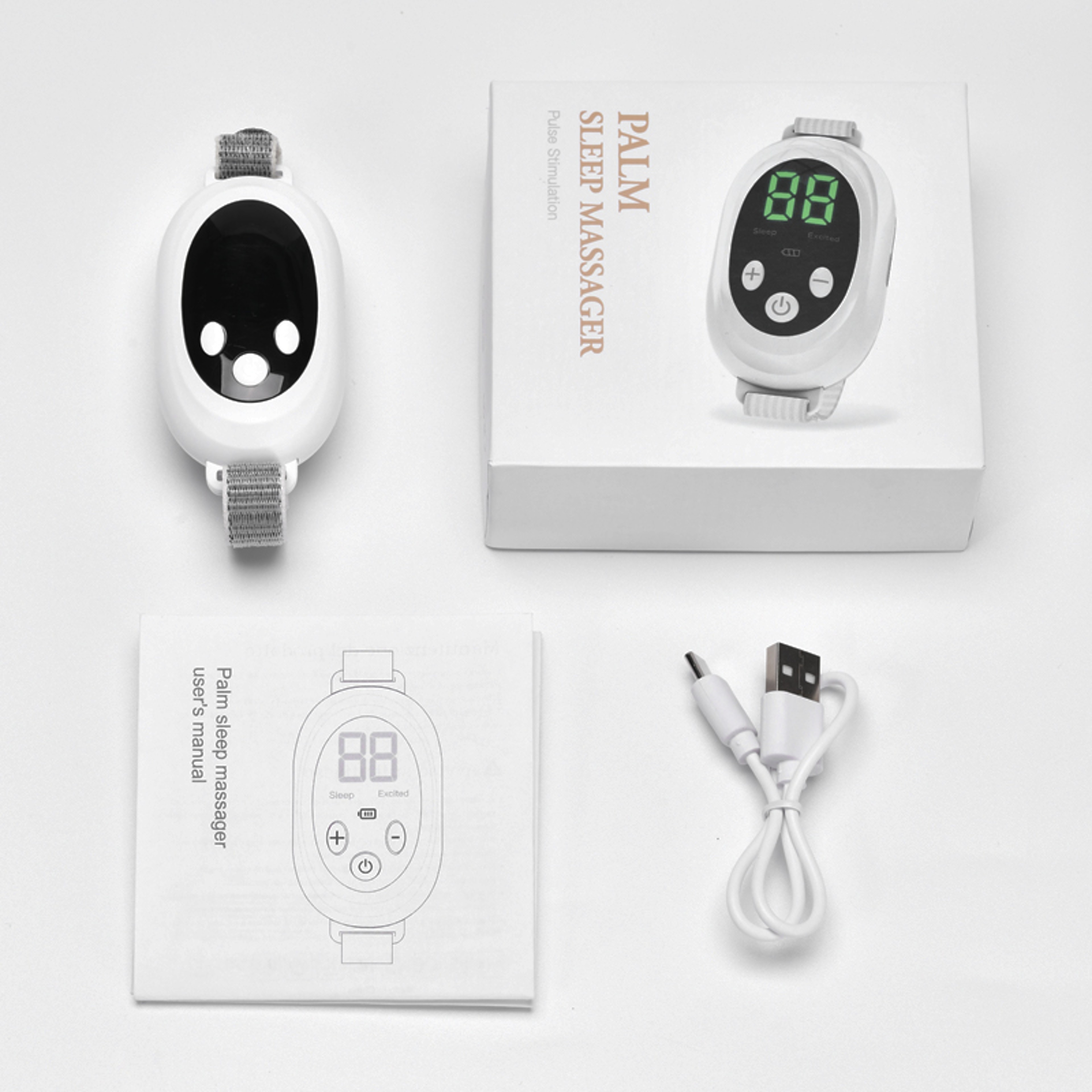 Portable Handheld EMS Microcurrent Sleep Aid Device Pulse Massager – view 7
