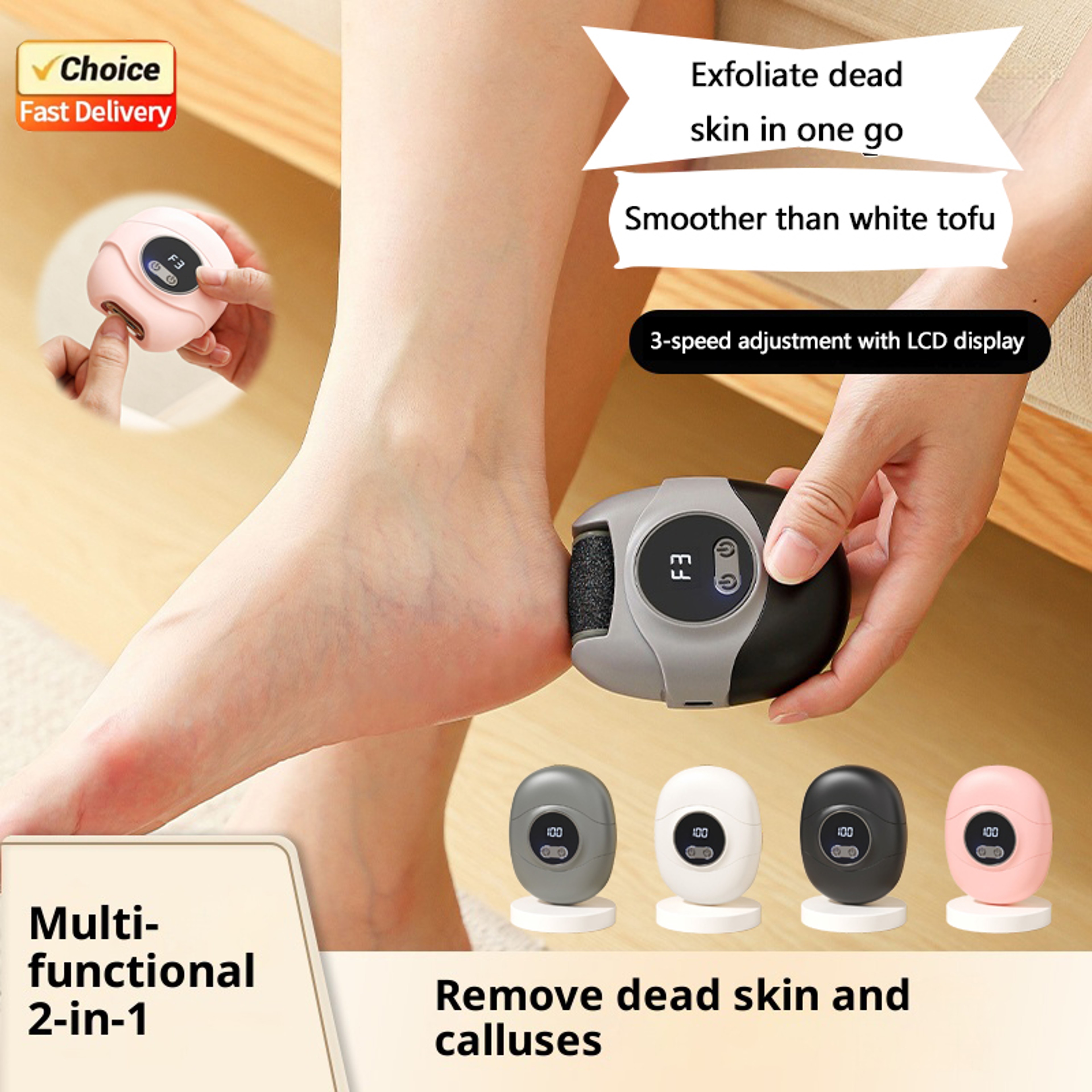 Electric Nail Clipper with Automatic Nail File for Fingernails and Toenails – view 1