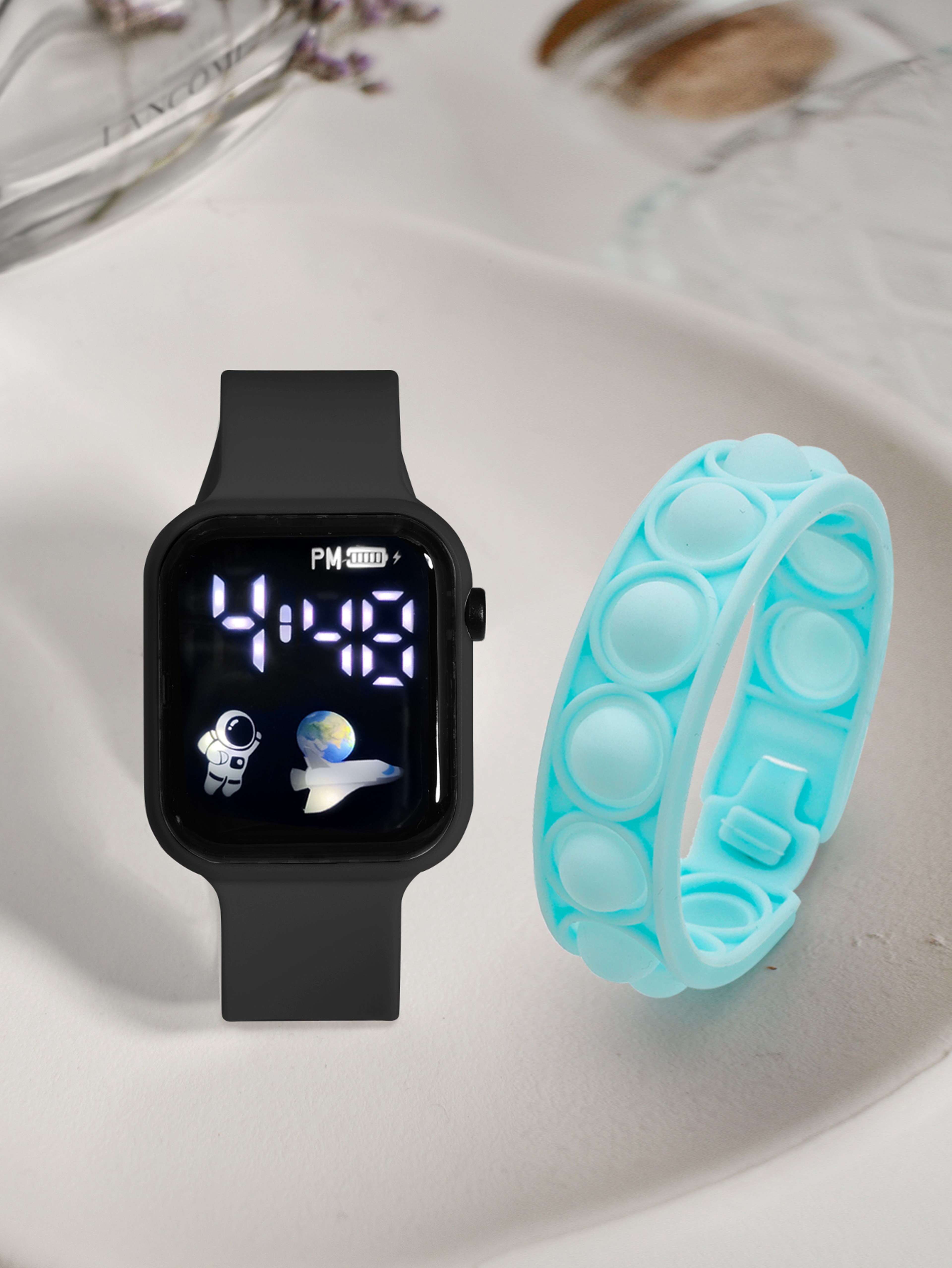 Kids Digital Smart Watch Bracelets With LED Touch Screen Display 2