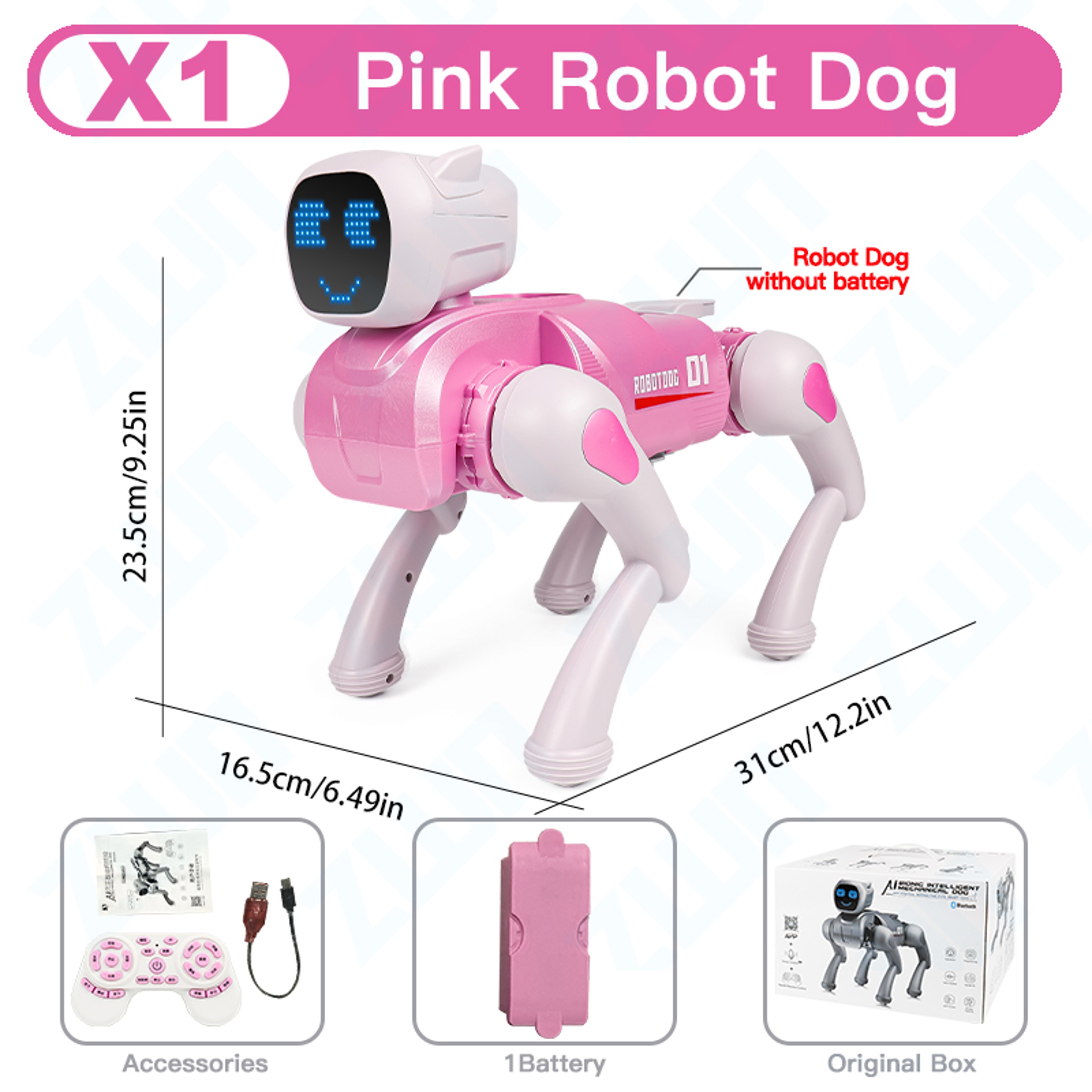 RC Robot Dog Toy with Voice Commands Programmable Singing and Dancing Features – view 7