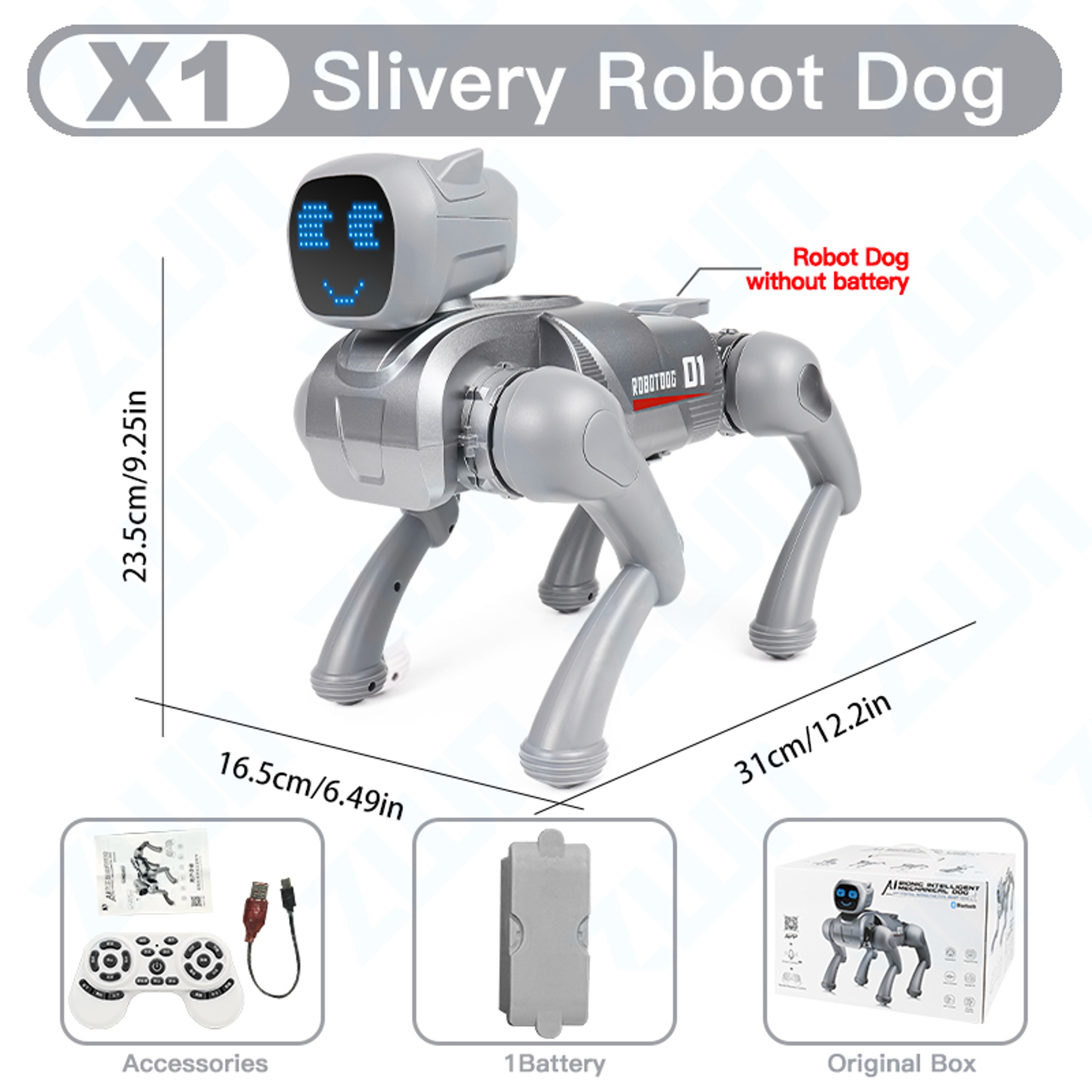 RC Robot Dog Toy with Voice Commands Programmable Singing and Dancing Features – view 8
