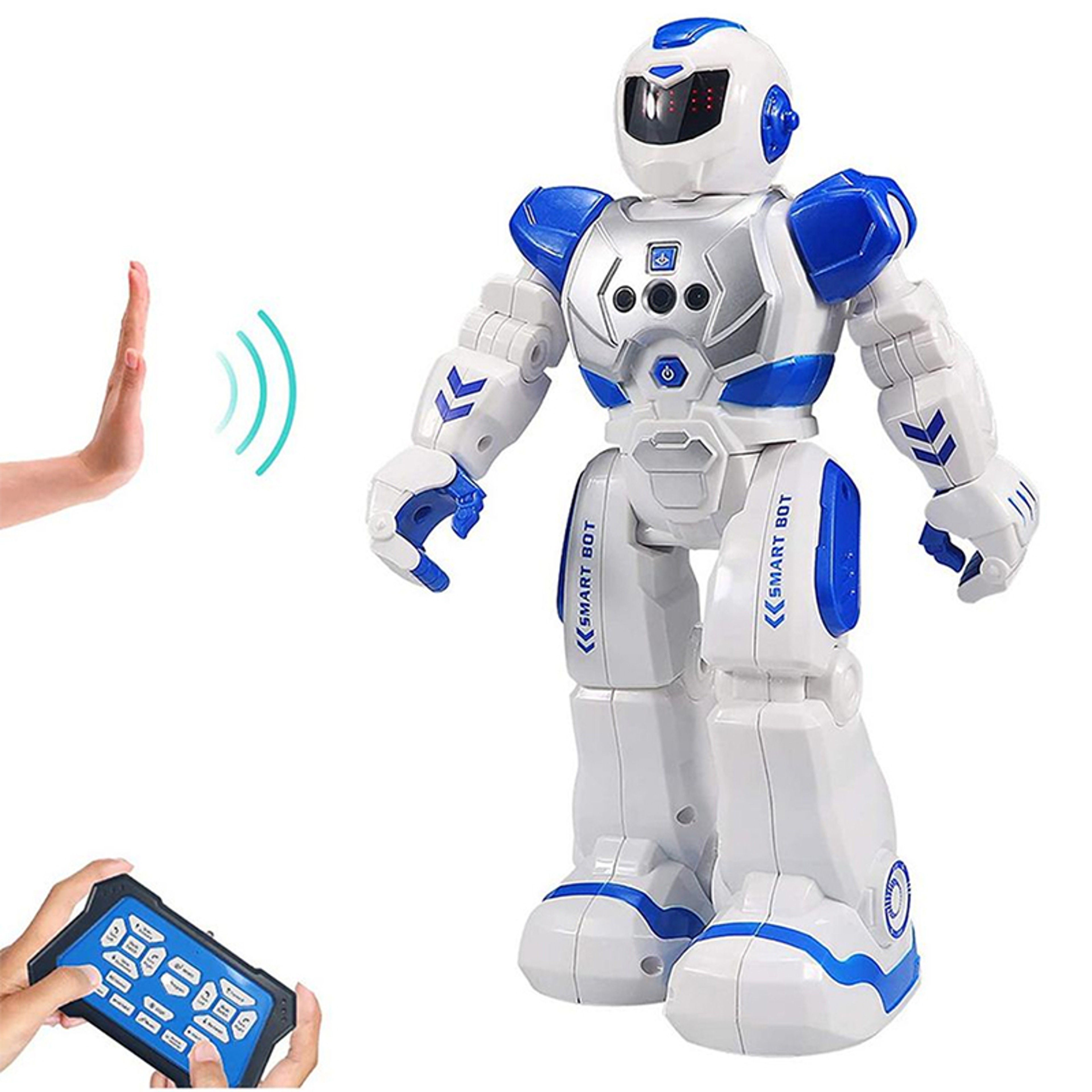 Remote Control Robot Toy with Gesture Sensor Walking Singing and Dancing Features – view 1