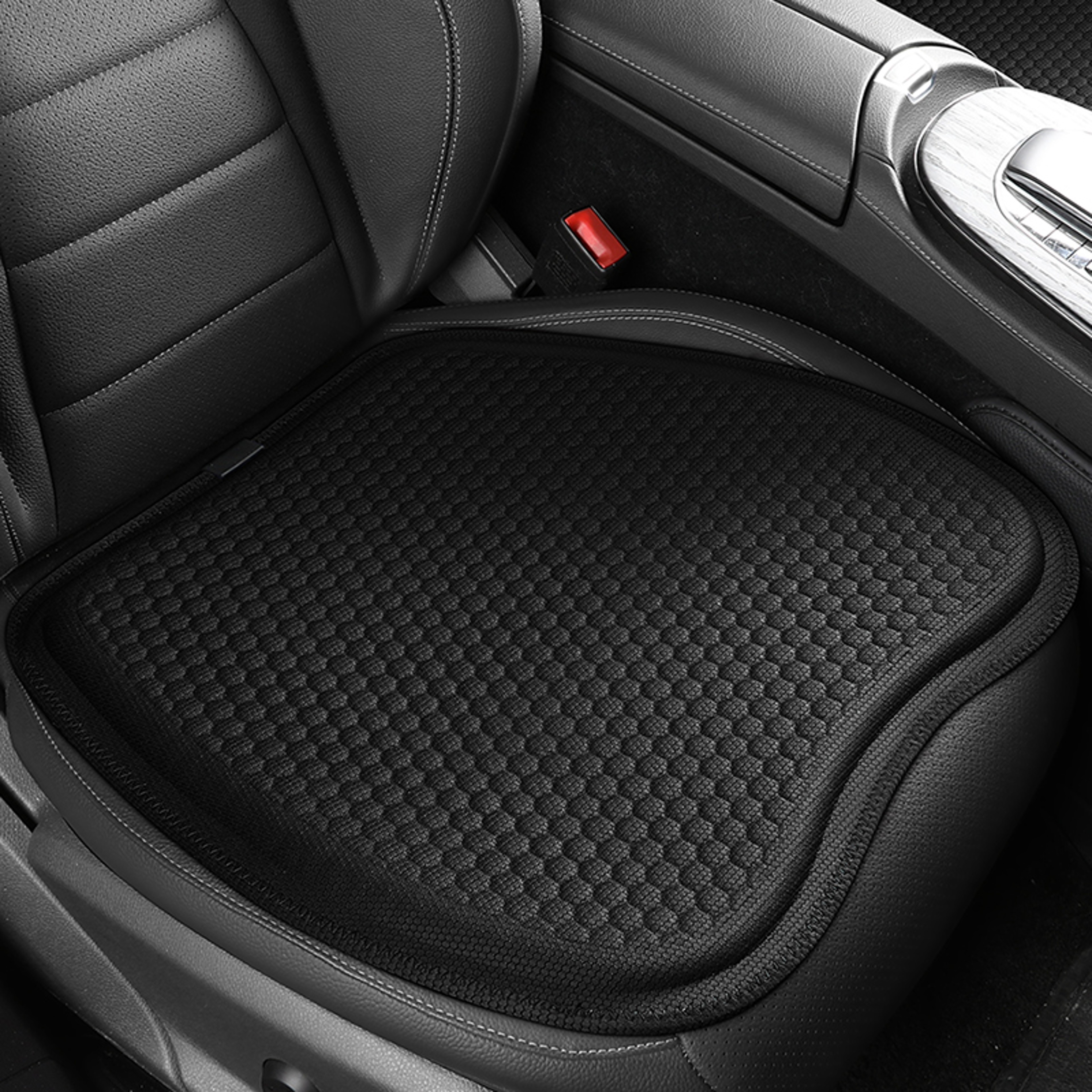 Breathable Gel Seat Cushion With Soft Polyester Cover For Home Office And Car 2