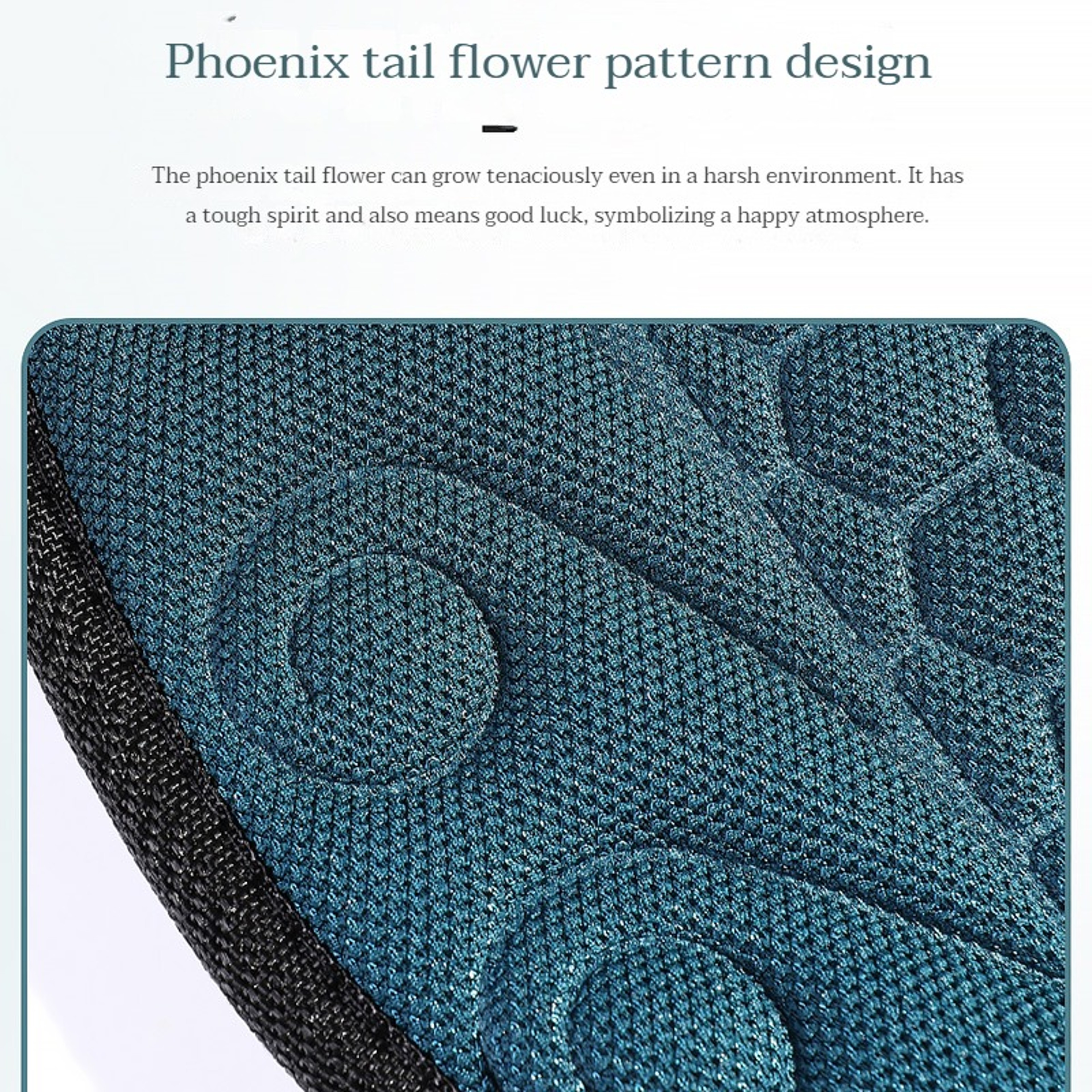 Breathable Car Front Seat Cushion with Non-Slip Protector – view 4