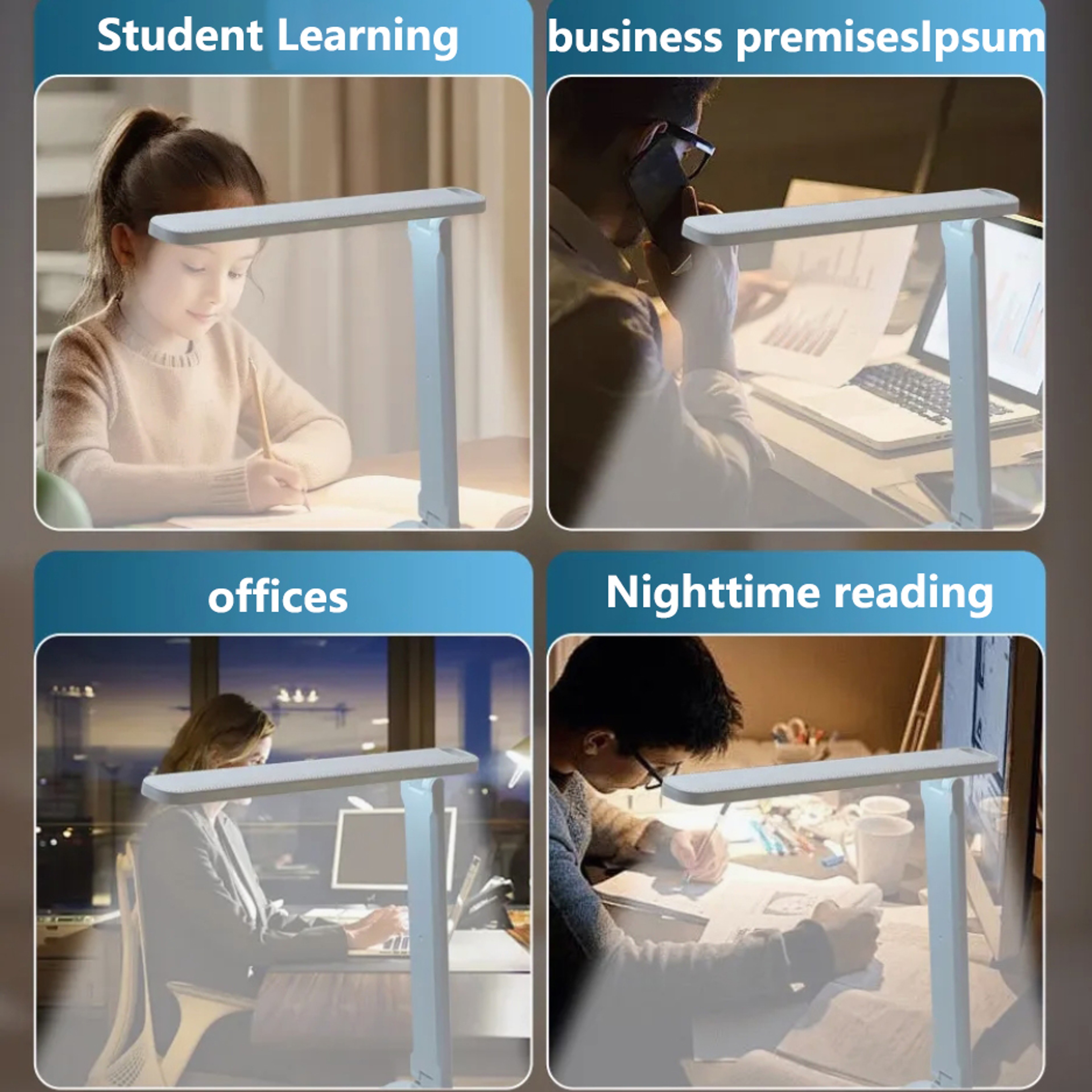 Foldable LED Desk Lamp With 3Level Dimming And Touch Control 3