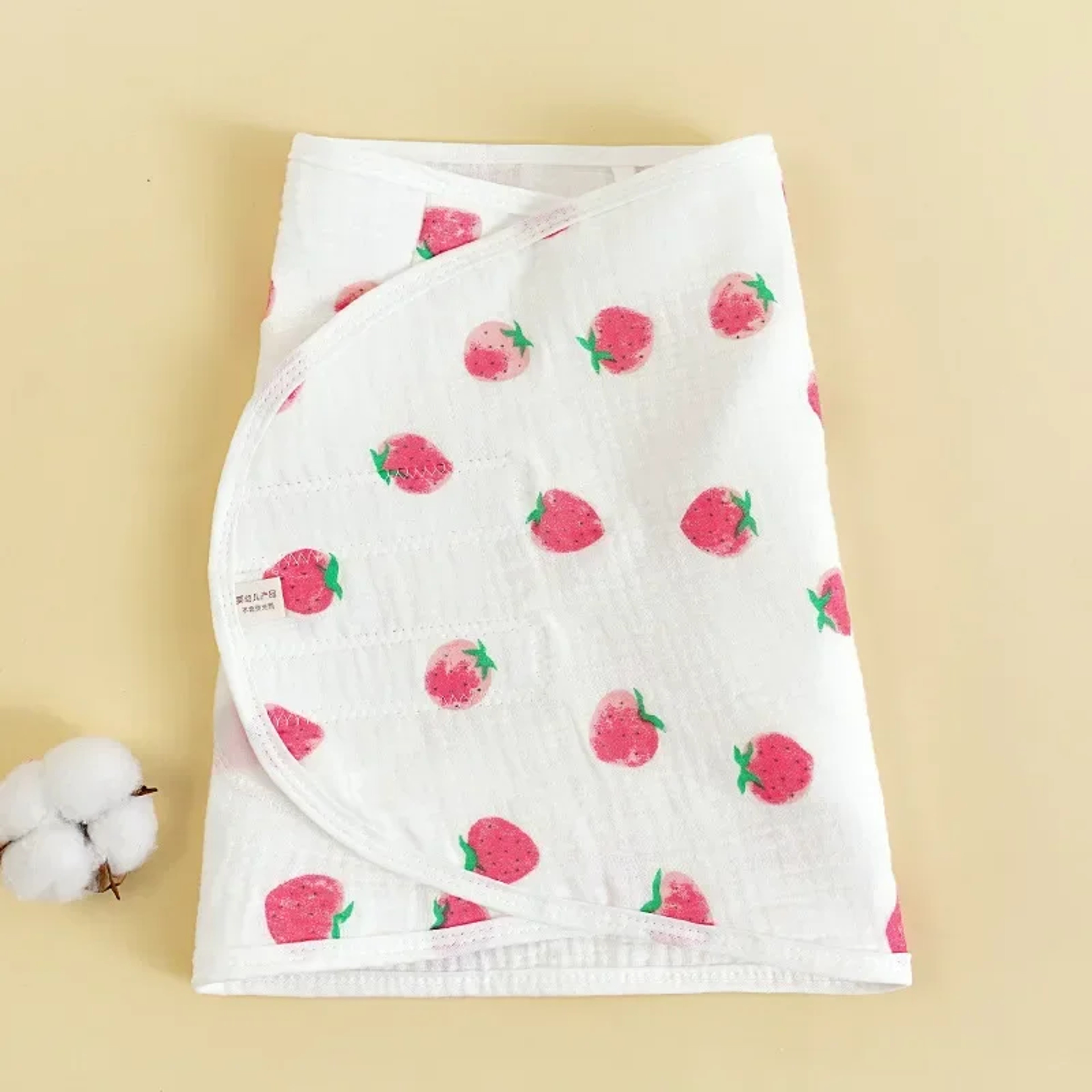 Cotton Bamboo Baby Swaddle Wrap Lightweight Cartoon Newborn Blanket – view 11