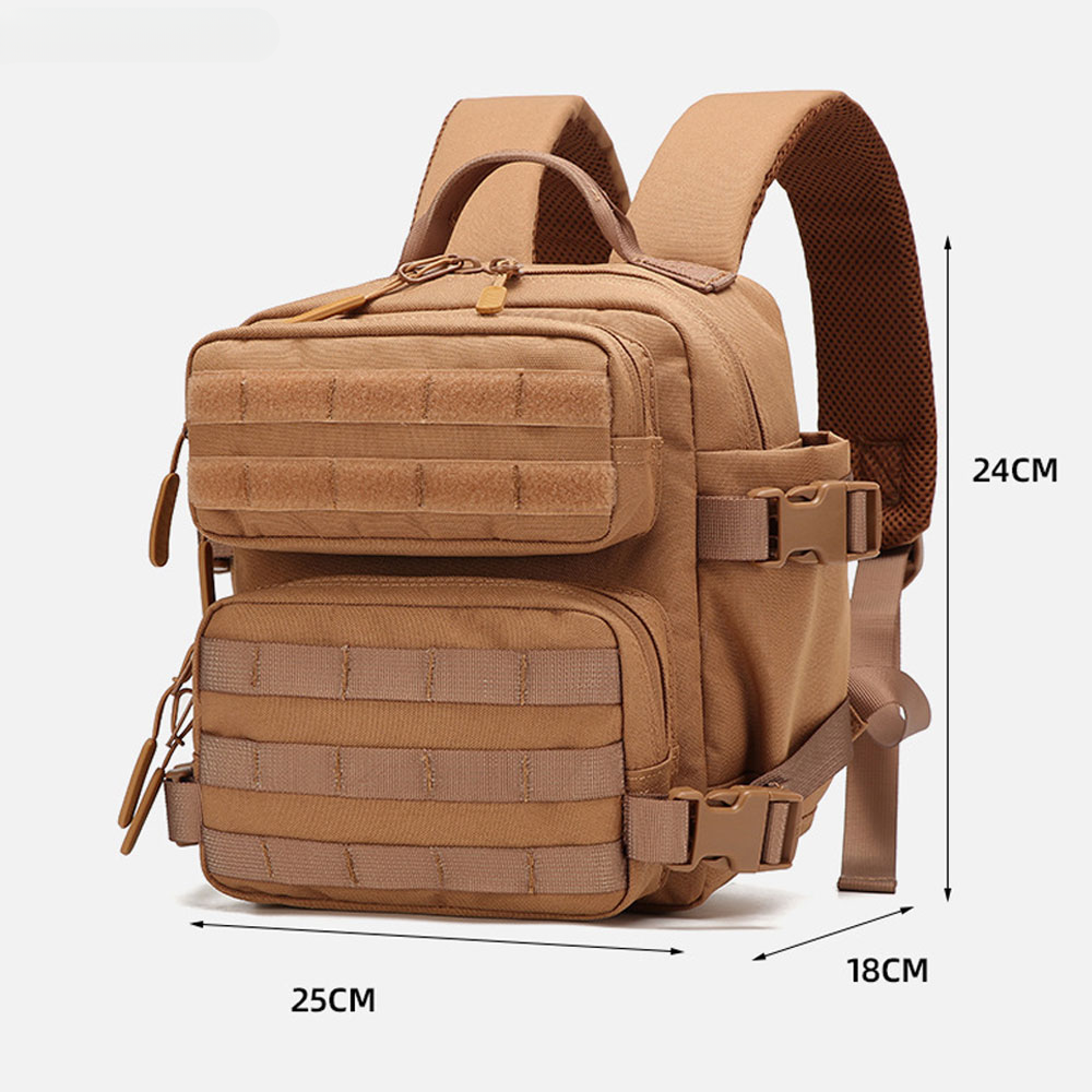 9L Sport Backpack MOLLE 3 Day Bug Out Bag Mini Outdoor Pack for Women Men EDC Camping Hiking Rucksack – view 6