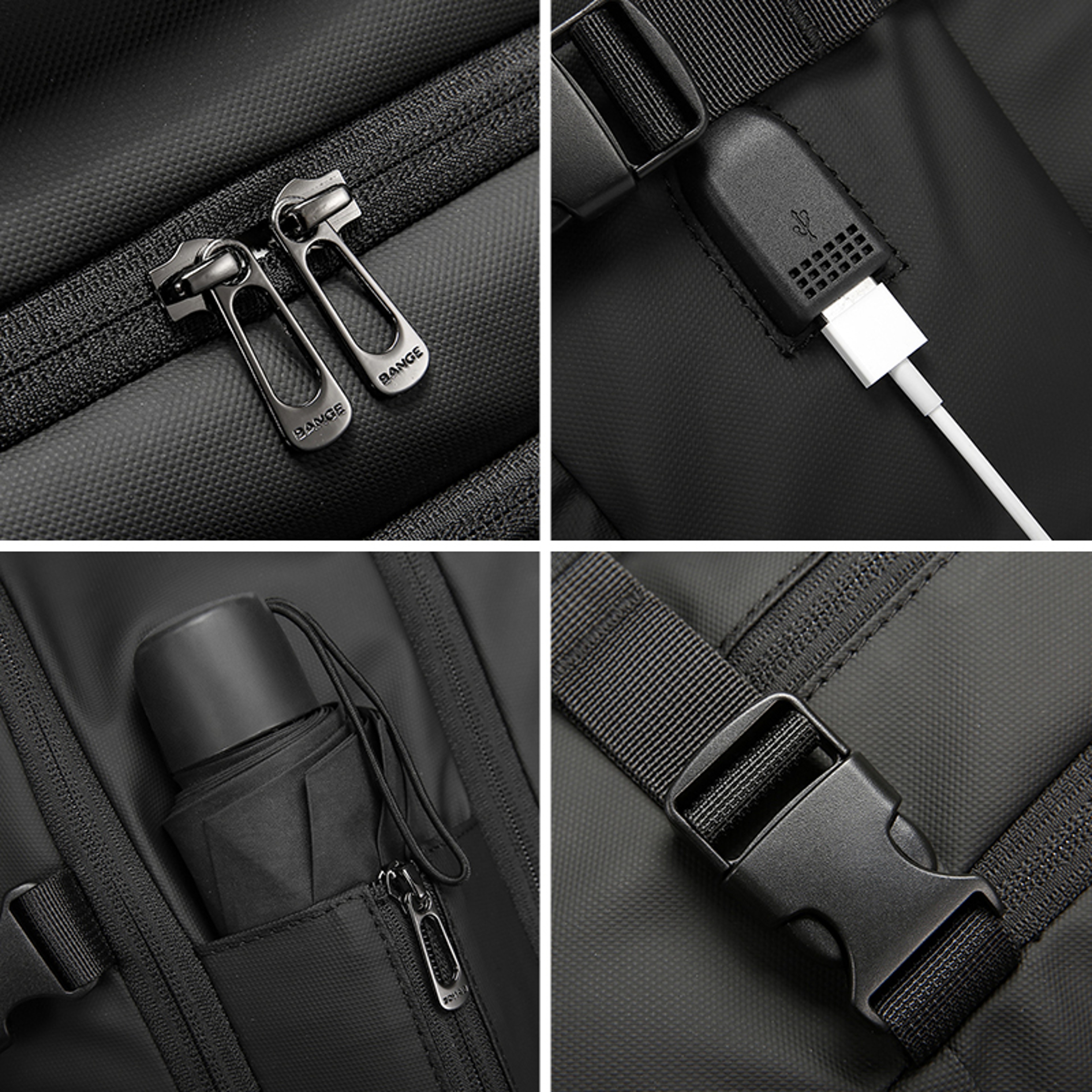 Waterproof Laptop Backpack with USB Charging Port and Large Capacity – view 5
