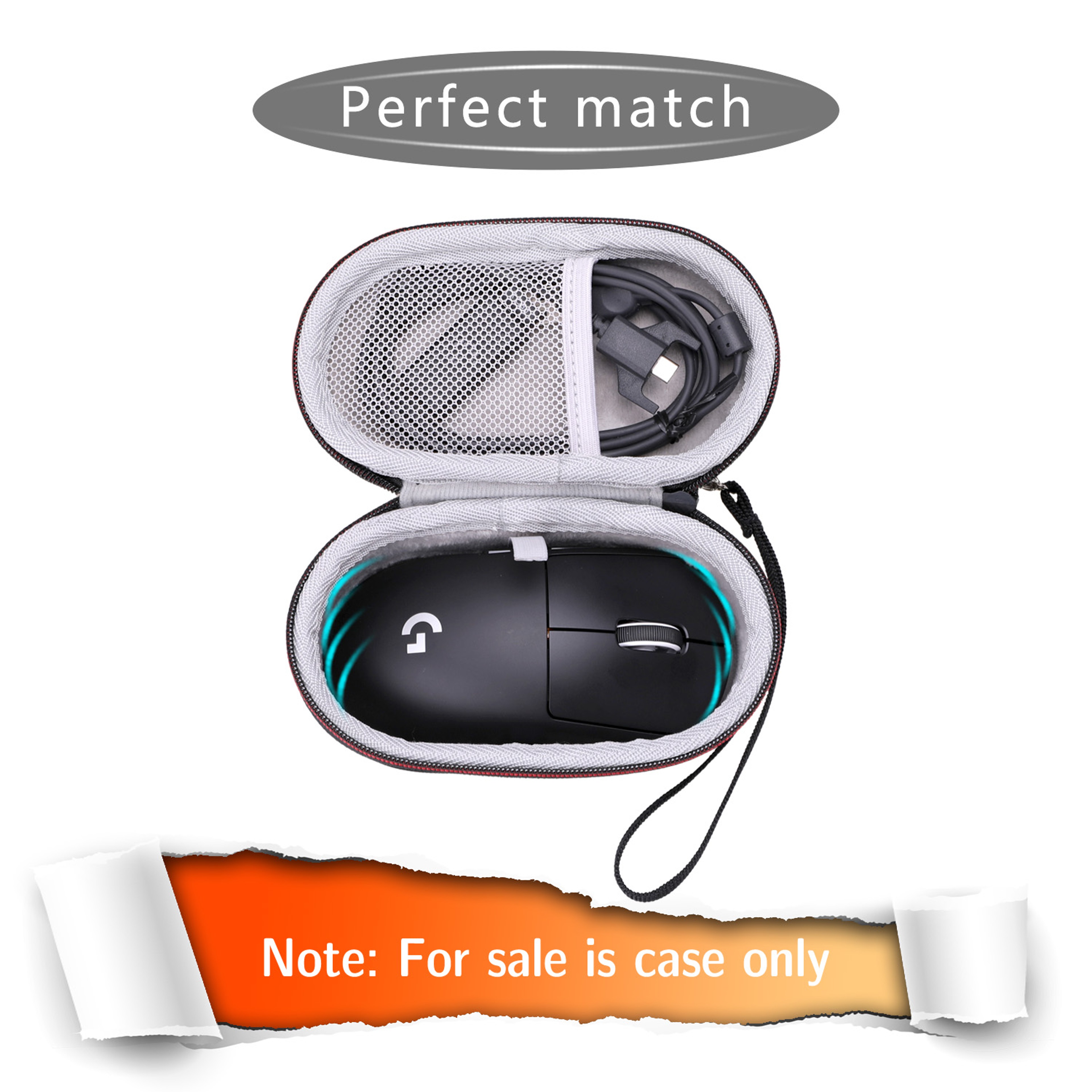 Waterproof EVA Hard Carrying Case for Logitech G PRO X Superlight Wireless Gaming Mouse – view 2