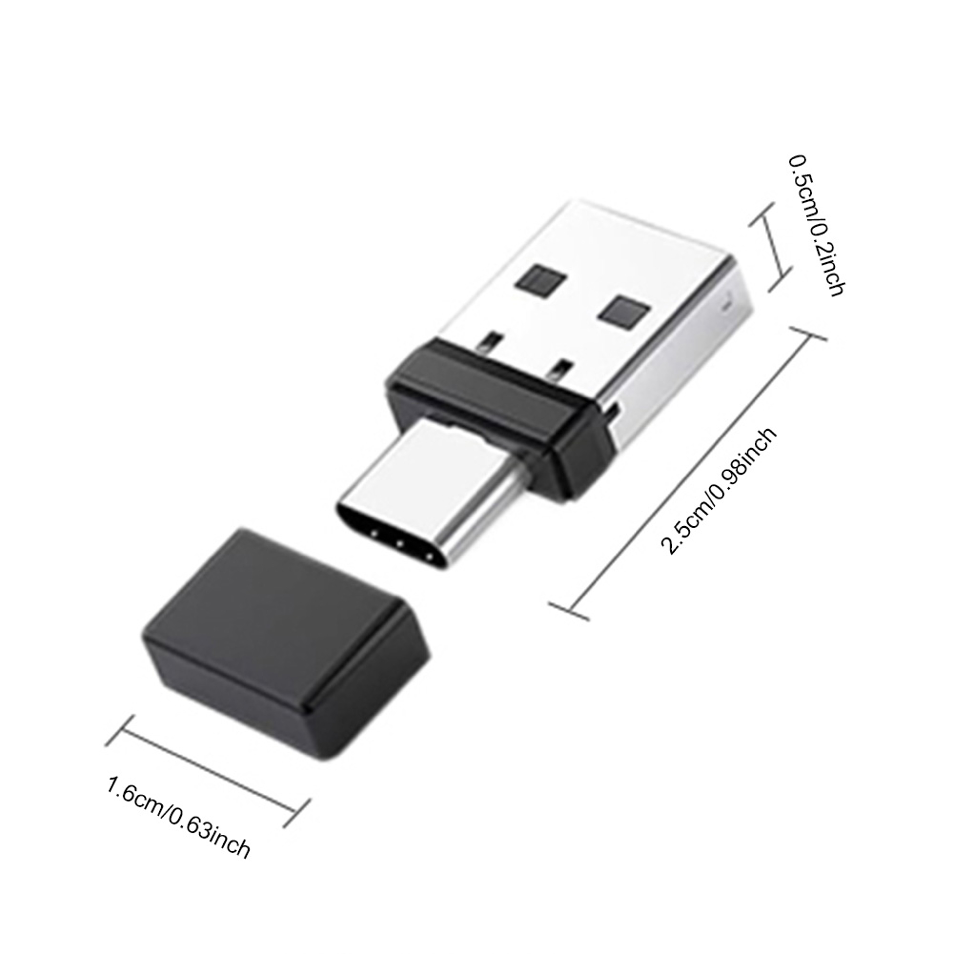 USB Type C 2in1 Mouse Jiggler DriverFree Automatic Mouse Wiggler 5