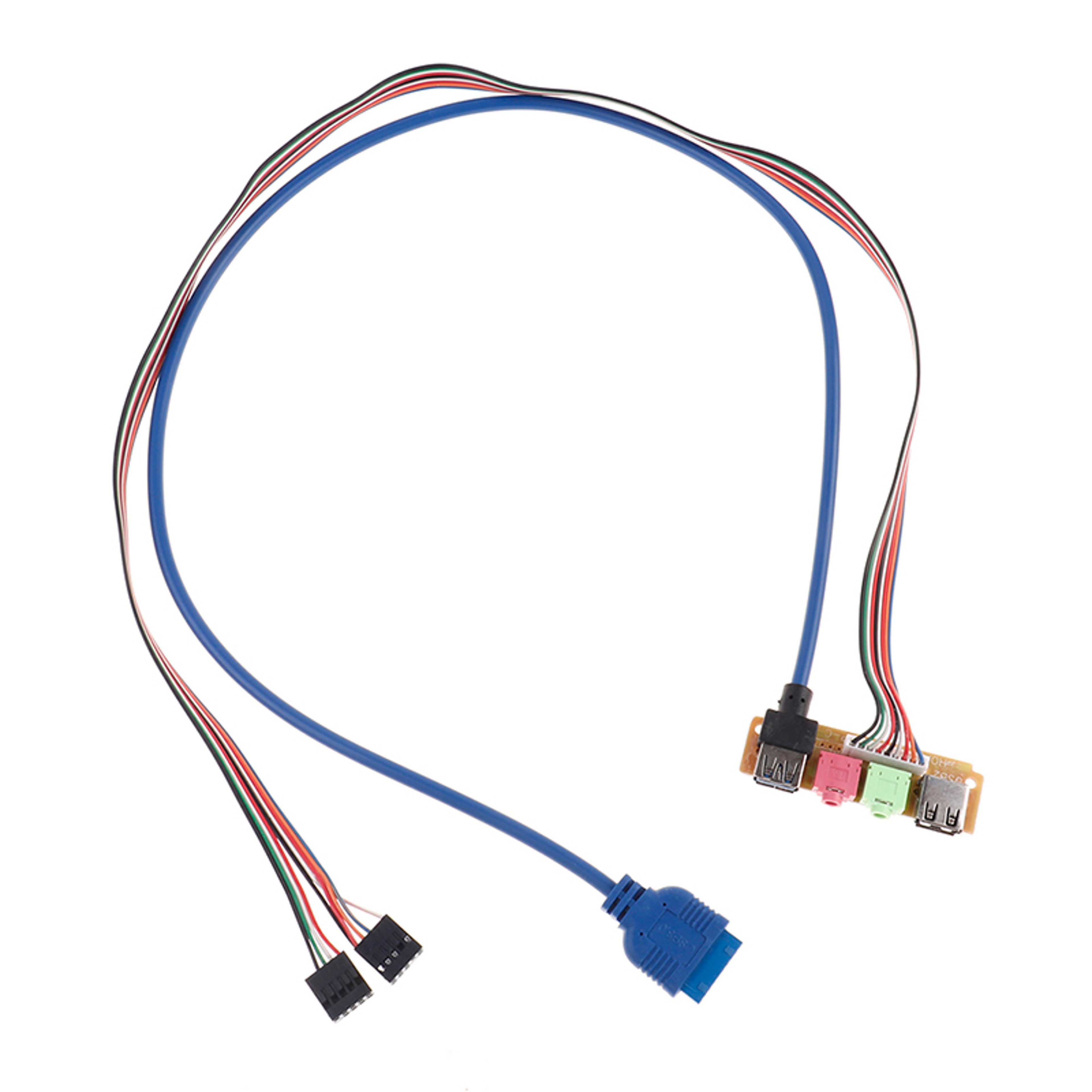 USB 2.0 and USB 3.0 PC Case Front Panel Audio Replacement Cable 27.6 Inch – view 6