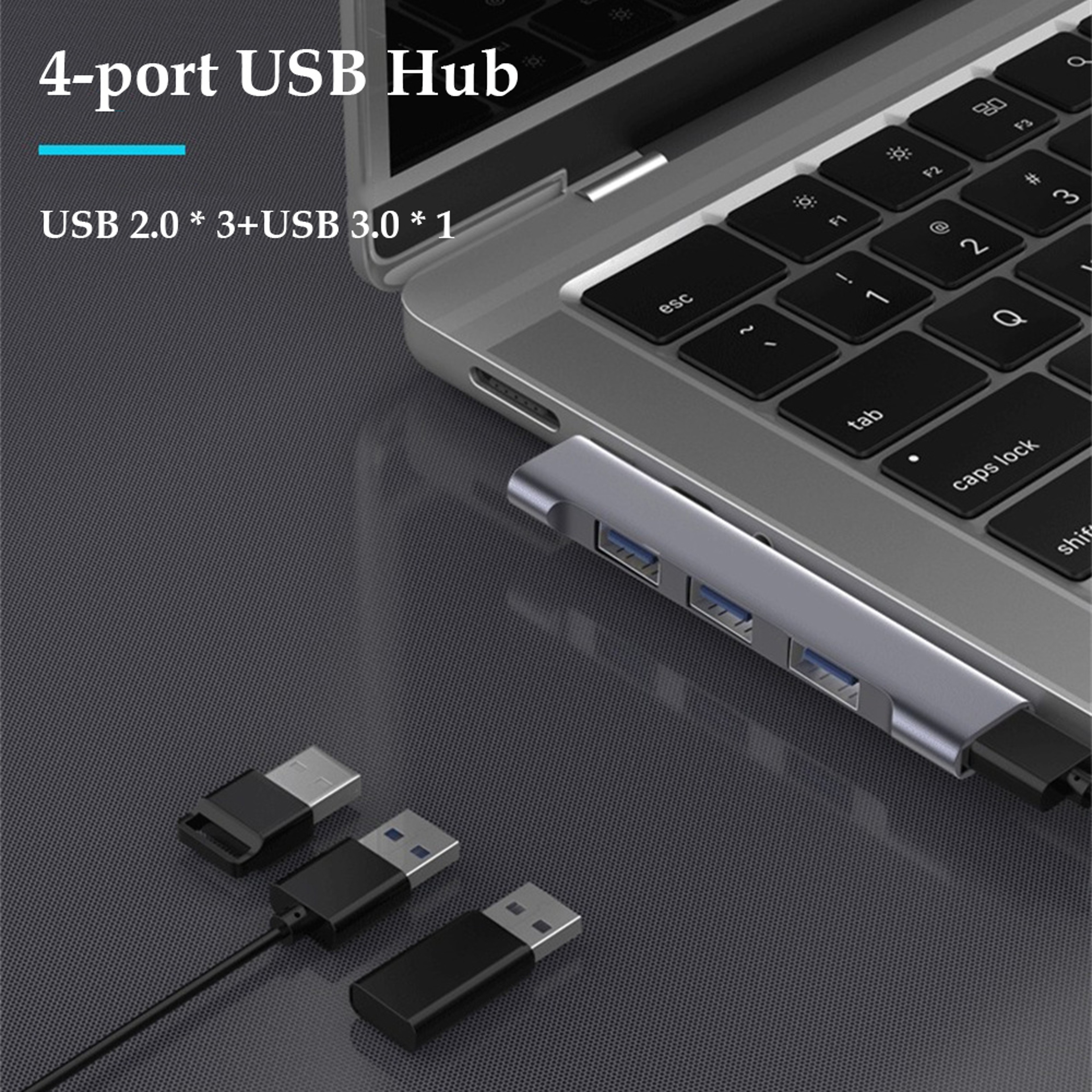 Port USB 3.0 Hub High-Speed 5Gbps USB Splitter for Computers – view 4