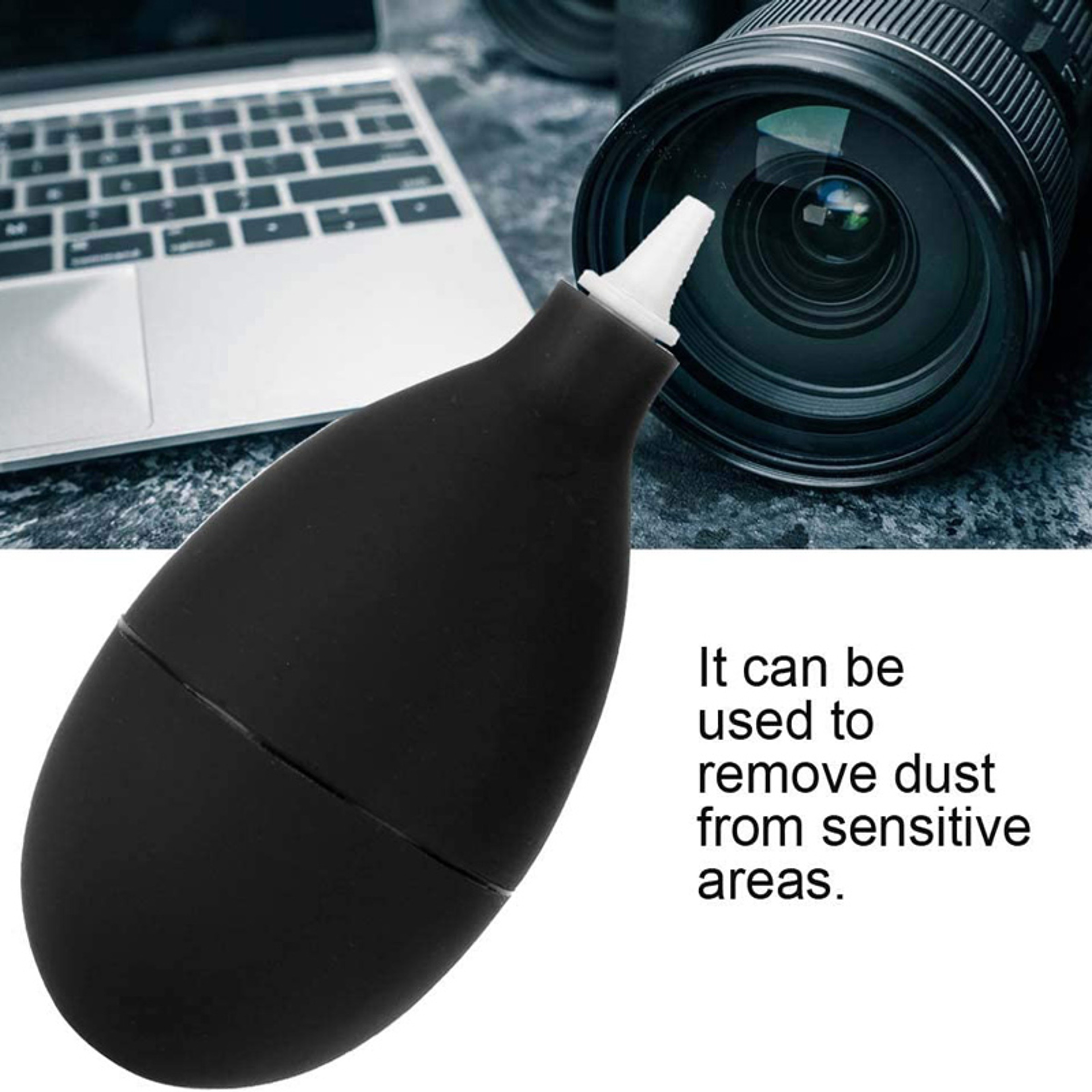 Rubber Air Dust Blower Pump for Camera Lenses Keyboards and Electronics Cleaning – view 6