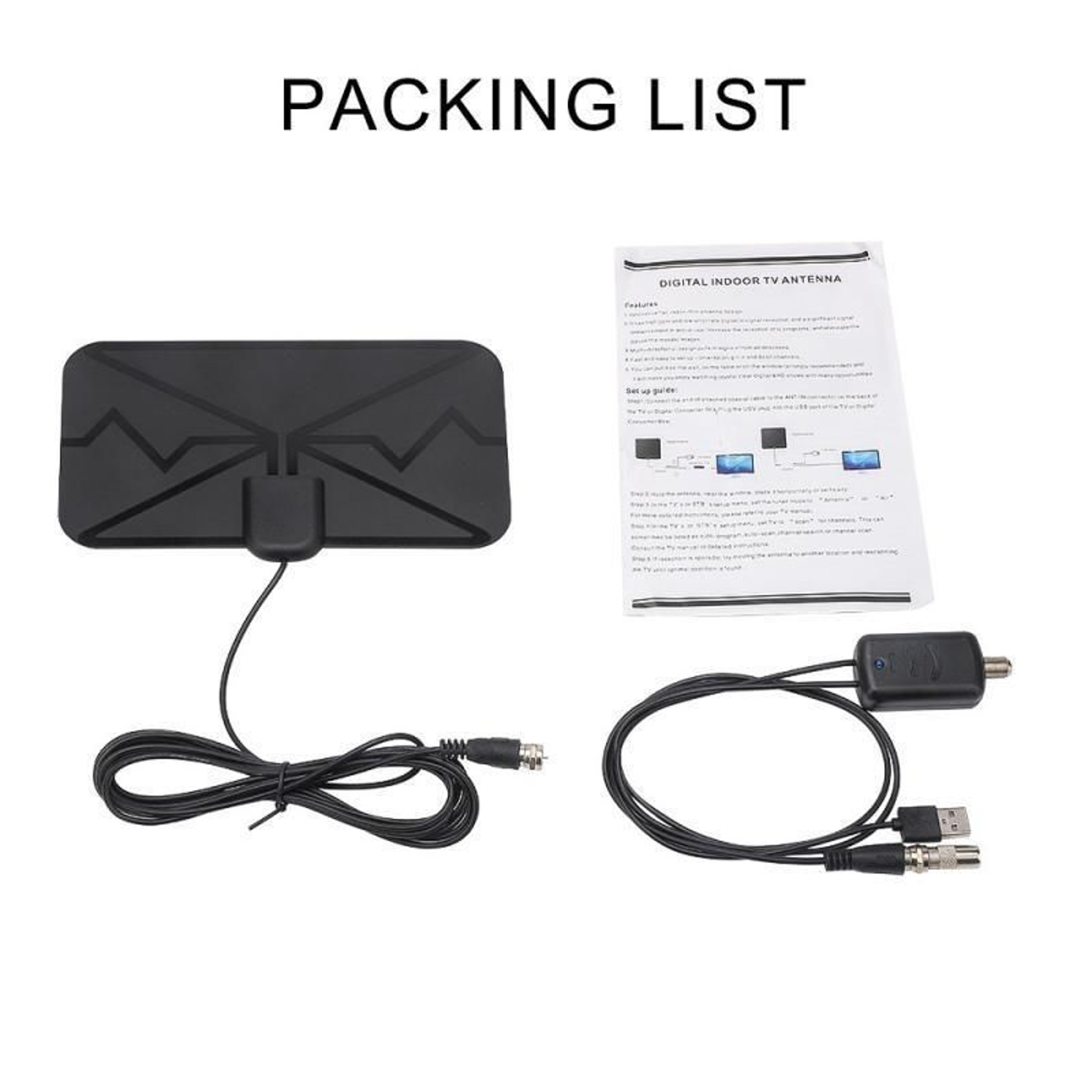 Long-Distance Digital TV Antenna for Indoor HDTV Reception – view 6