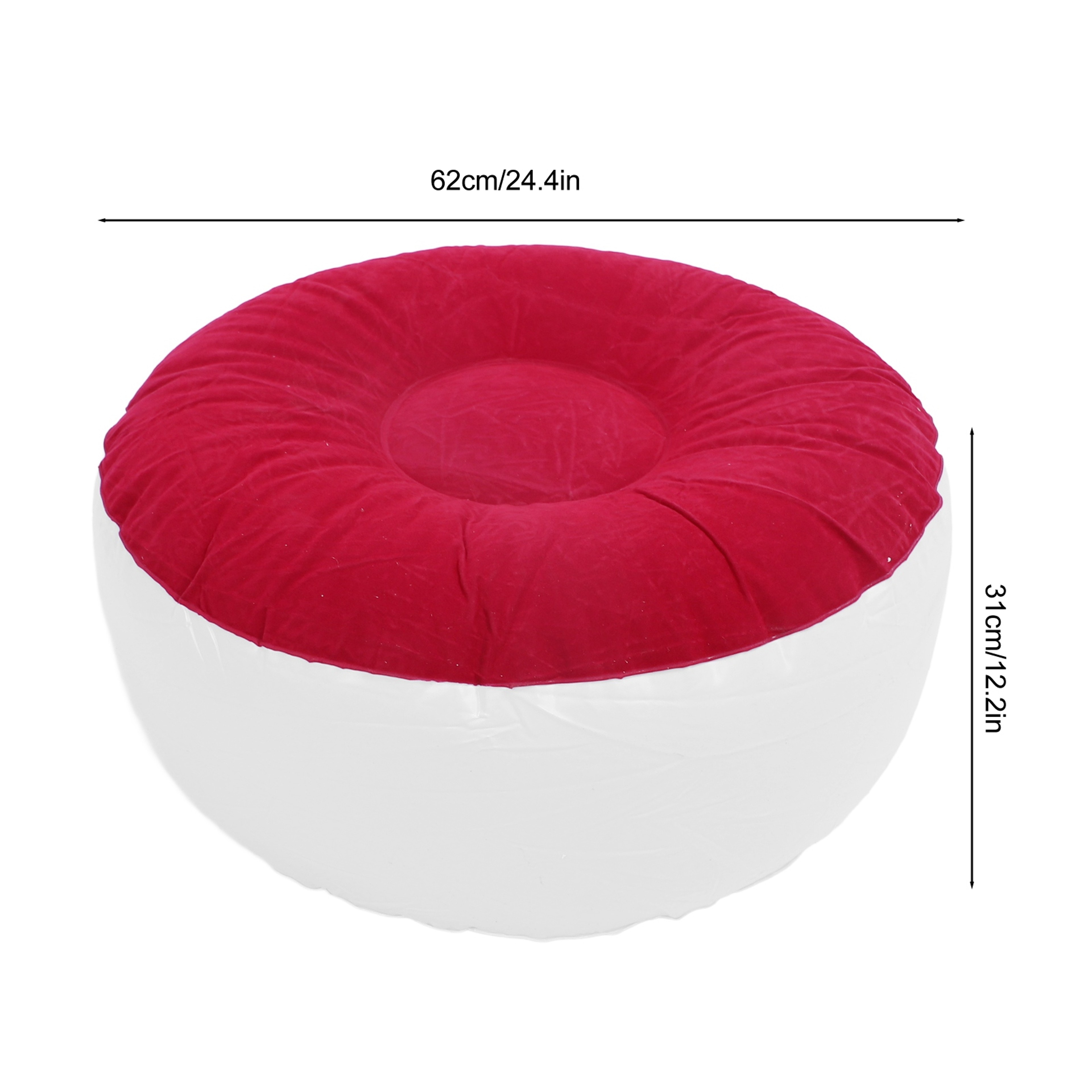 Round Inflatable Stool Lightweight Portable Seating for Camping and Travel – view 7