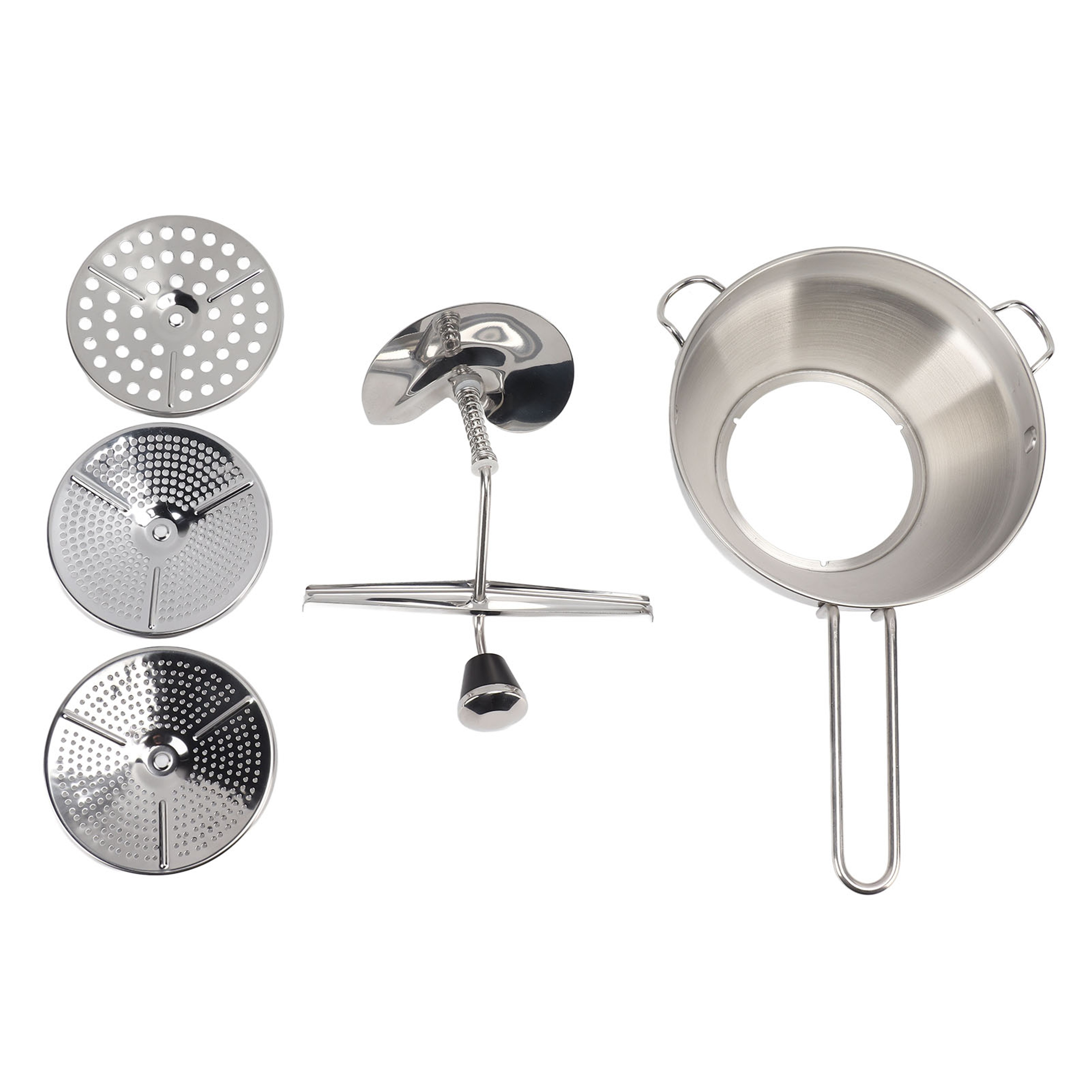 Stainless Steel Manual Food Mill with Milling Discs for Vegetables and Fruit – view 7