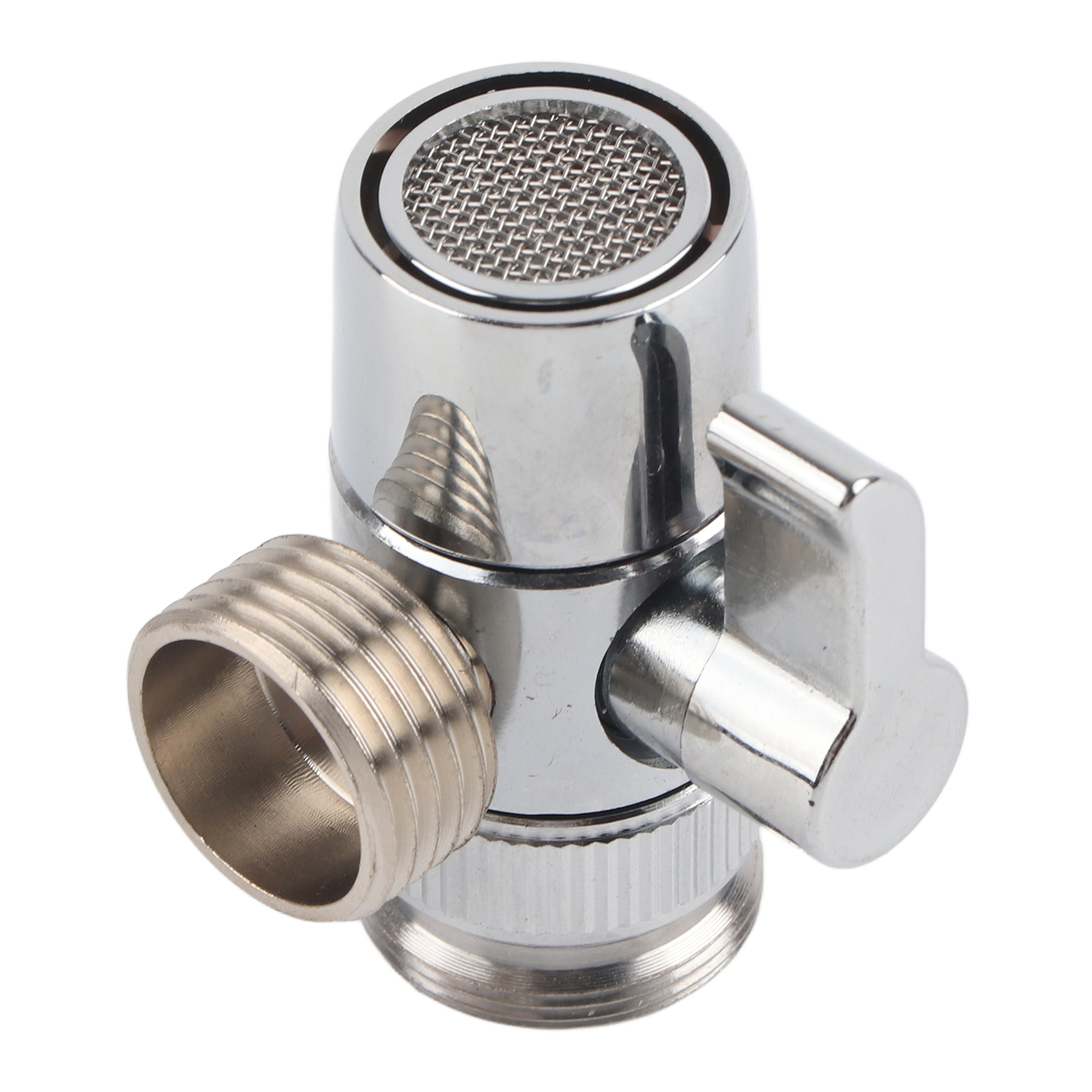 Brass Faucet Diverter Valve with G1/2 Hose Adapter and M22 M24 Threads – view 3