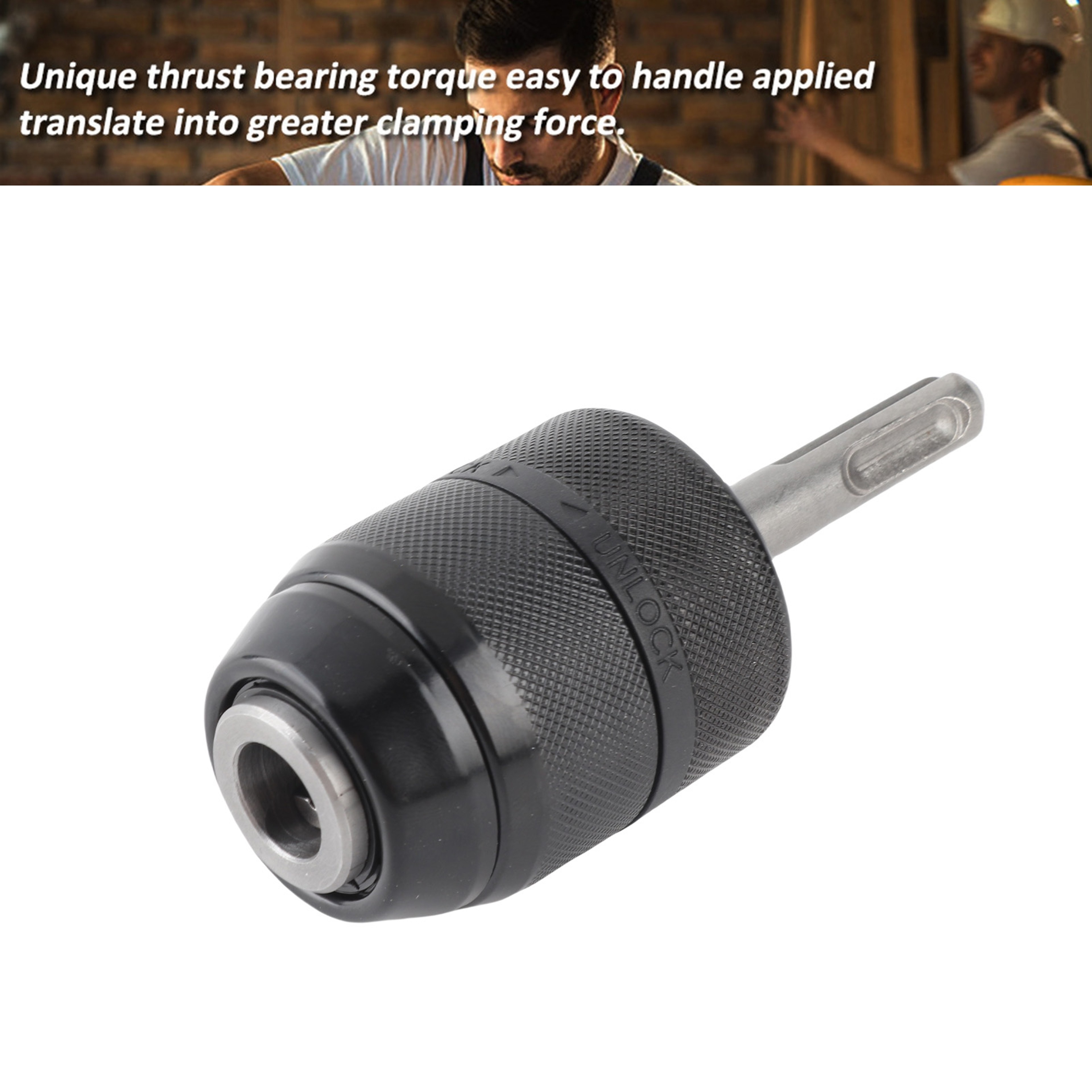 Keyless SDS Drill Chuck Adapter 2–13mm Capacity Chrome-Vanadium Steel – view 5