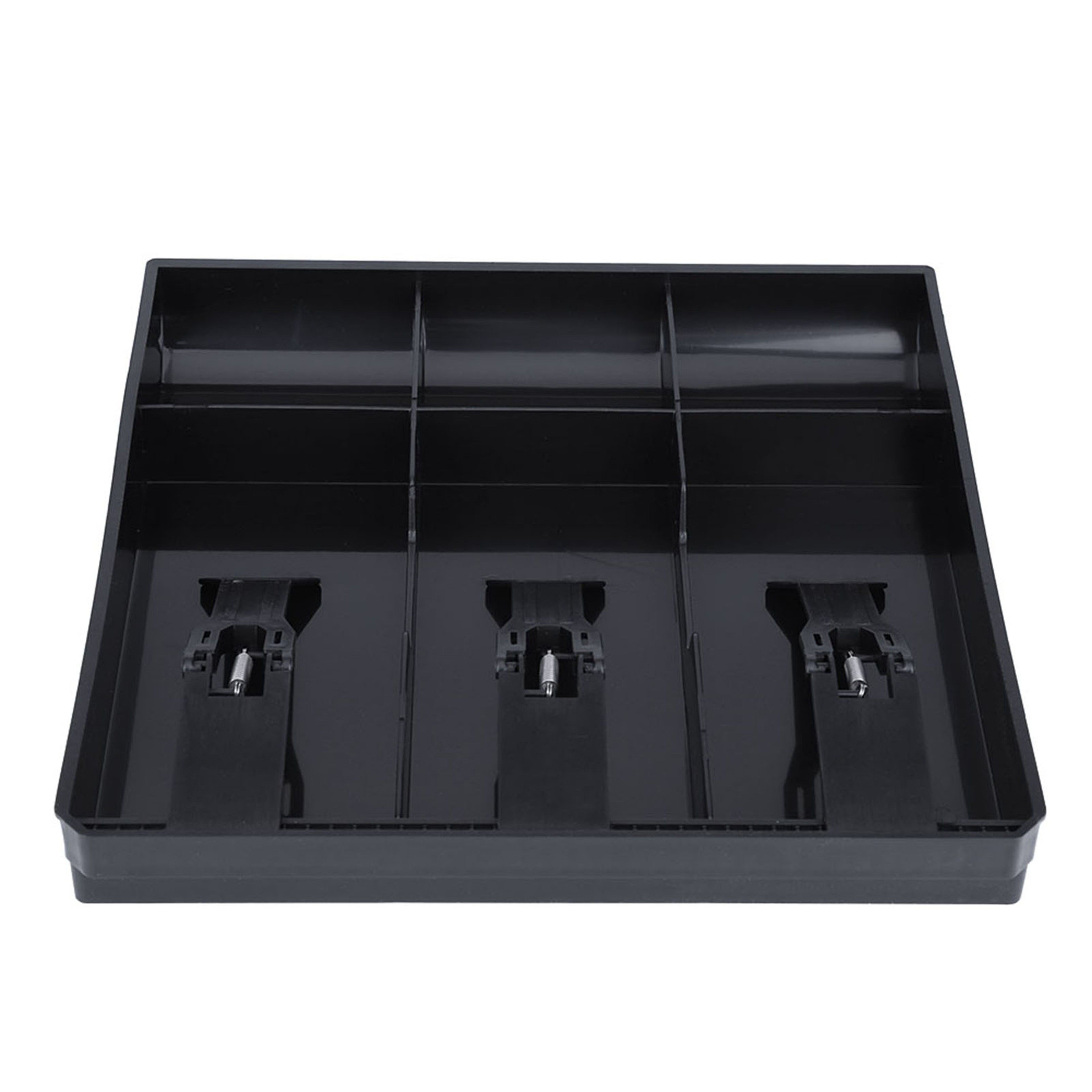 Cash Register Drawer Insert Tray with 3 Bill and 3 Coin Compartments – view 2