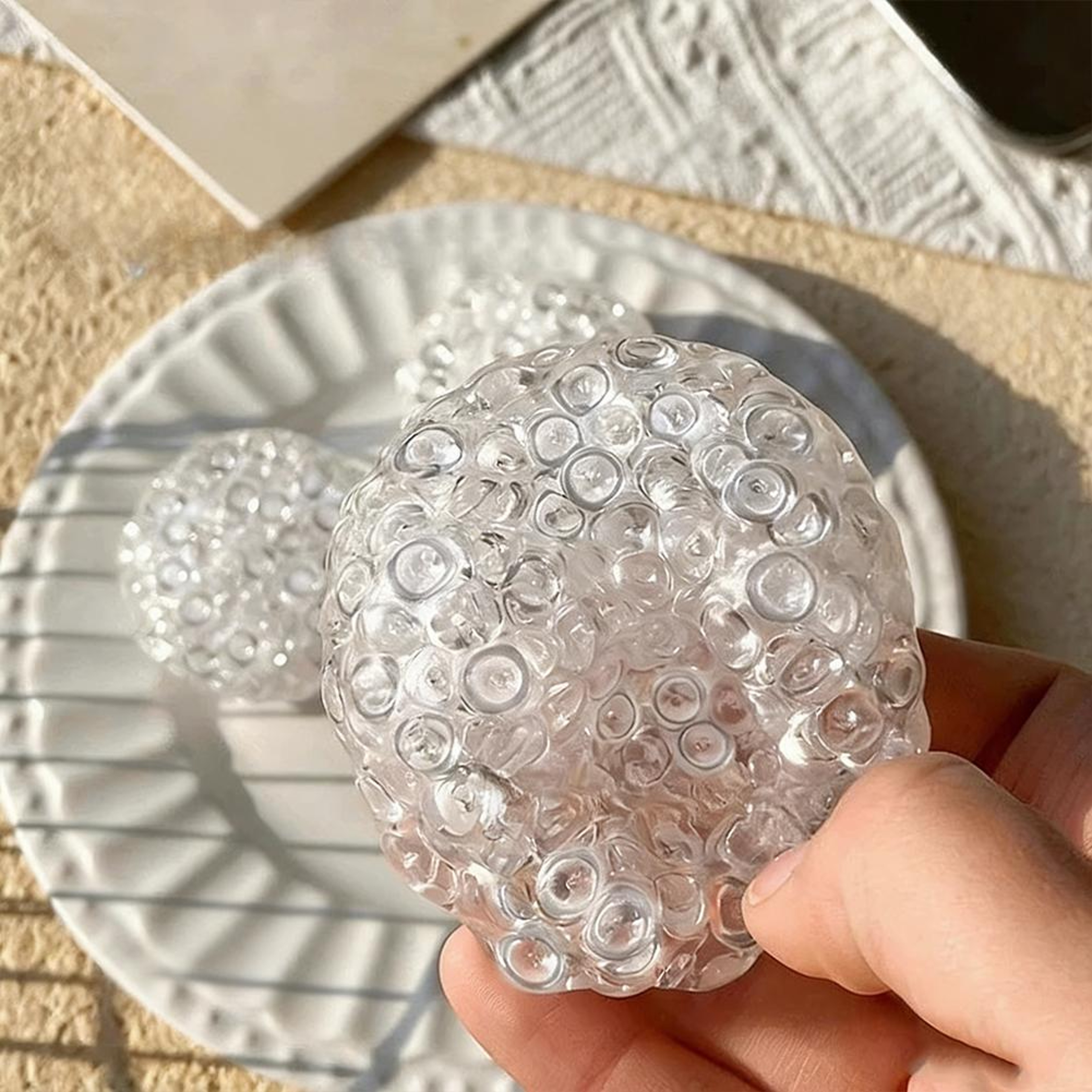 Ice Bead Squishy Balls Super Soft Mochi Fidget Toy with Slow Rebound – view 4